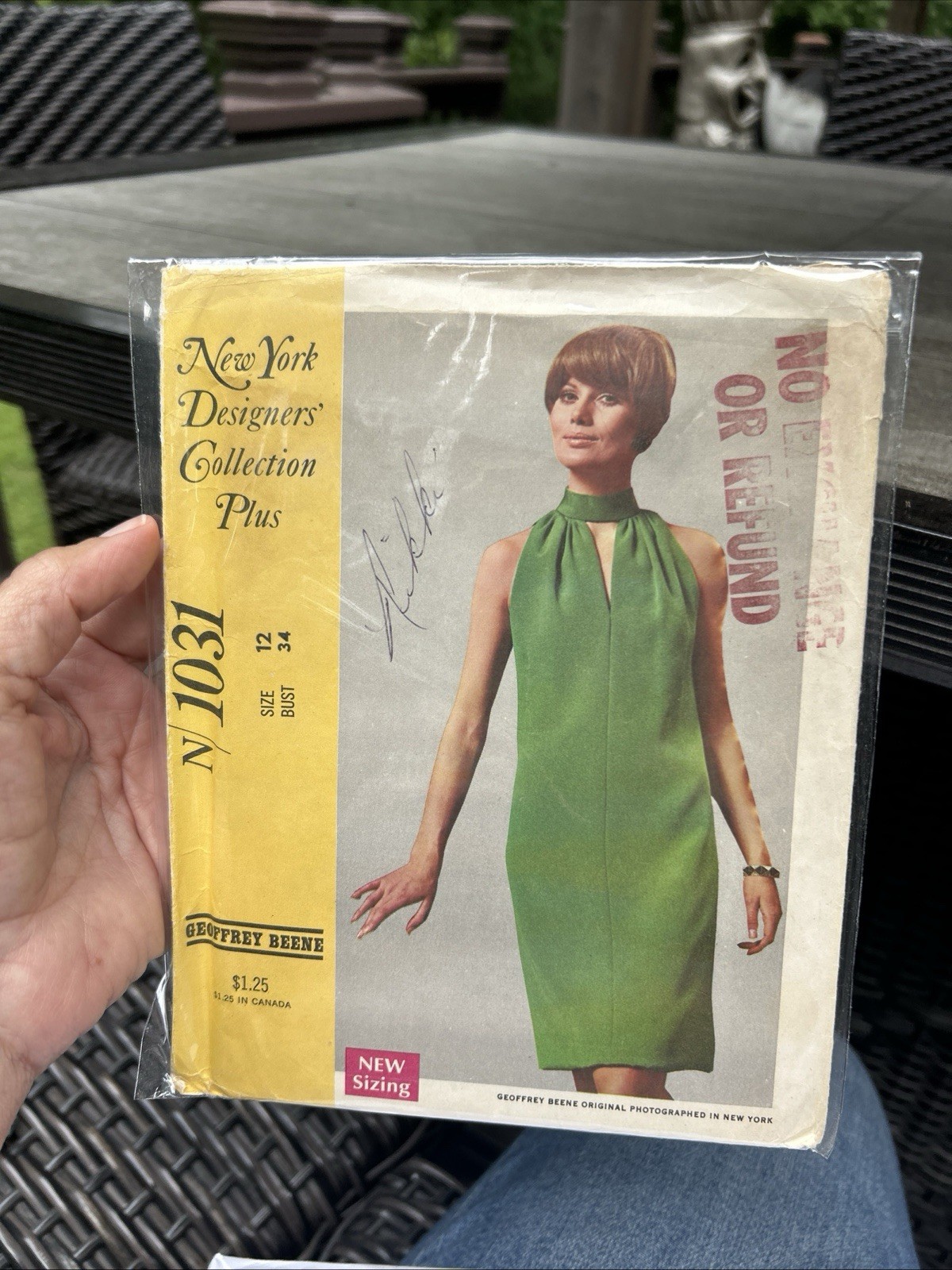 VTG 1968 Mccall's New York Collection Plus Uncut