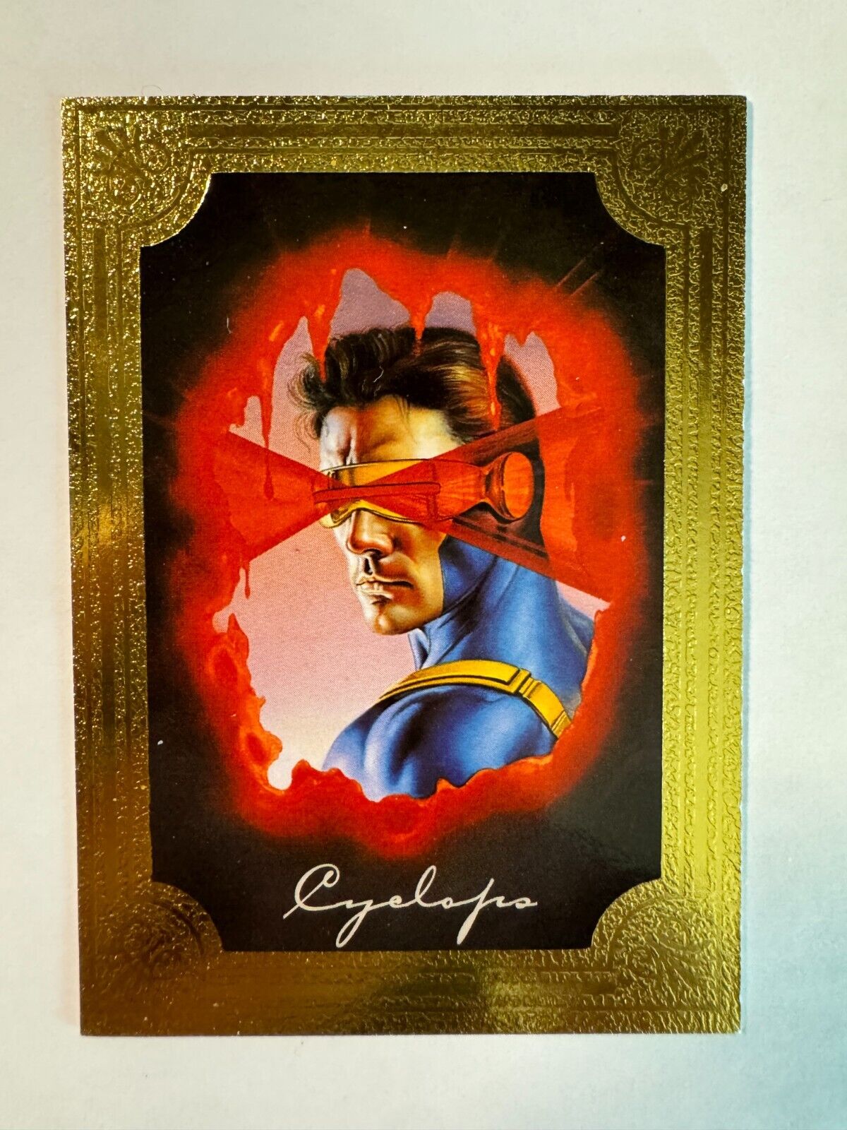 1996-97 Skybox Marvel Masterpieces Gold Gallery #1 of 6 card