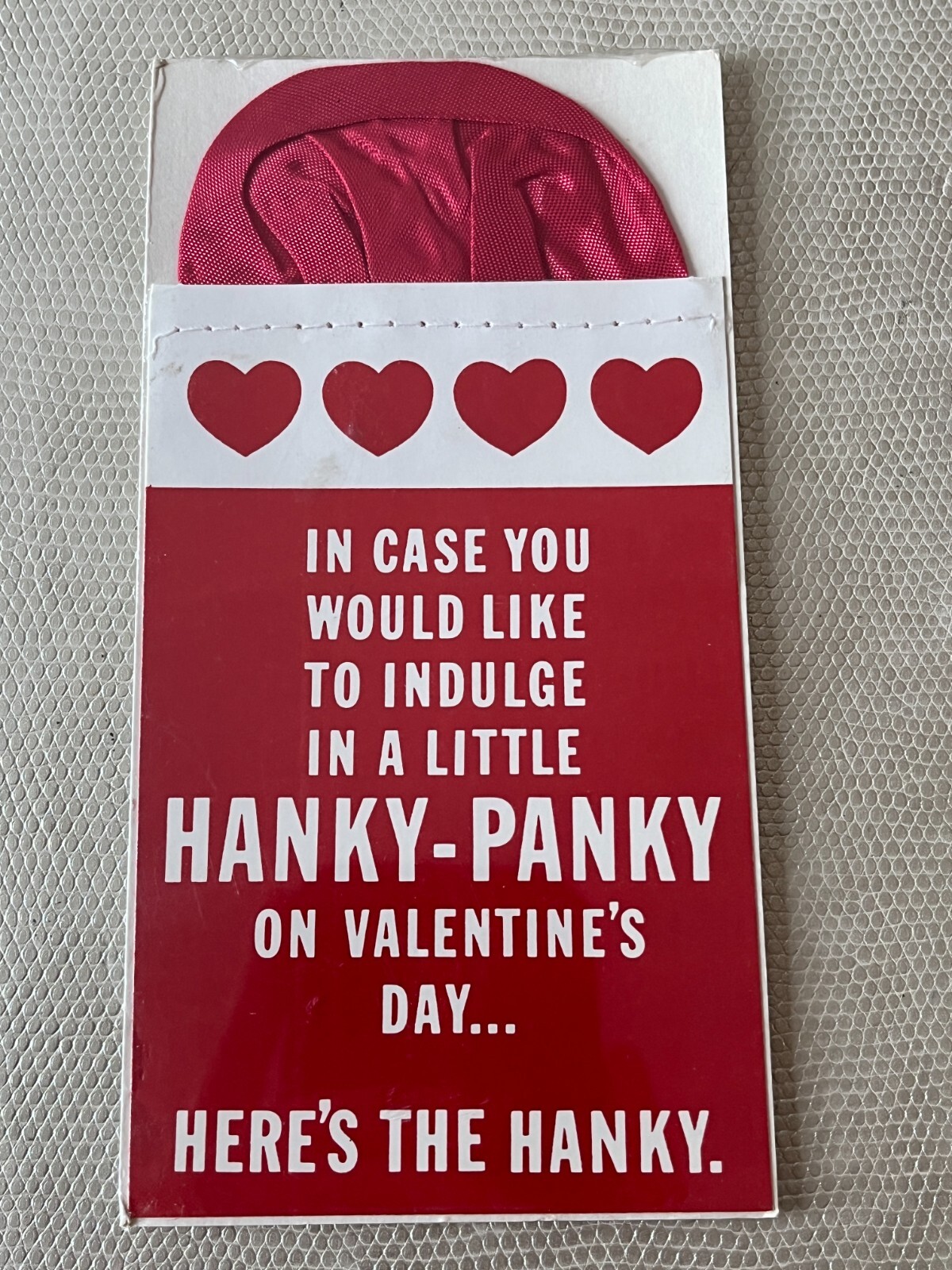 Vintage 1970s Hallmark Valentine's Day Hanky-Panky Greeting Card NEW & SEALED Vintage 1970s Hallmark Valentine's Day Hanky-Panky Greeting Card NEW & SEALED