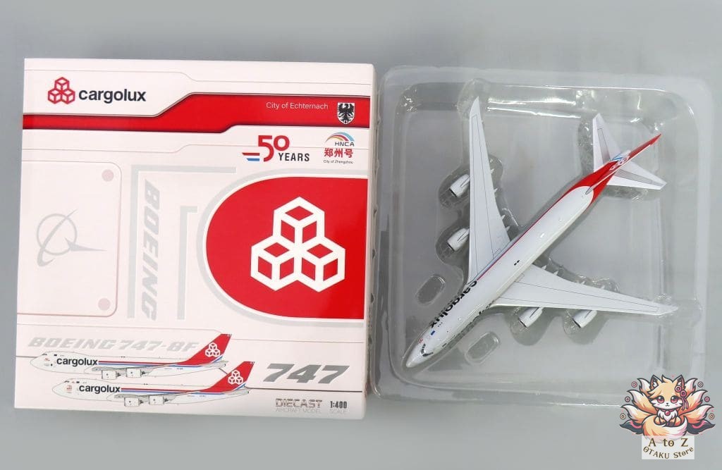 1/400 Cargolux Boeing 747-8F #LX-VCE Diecast Model [XX40153]