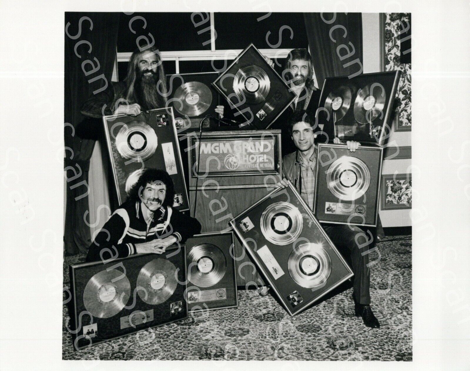 The Oak Ridge Boys  MGM Grand VINTAGE 8x10 Press Photo Country Music   57