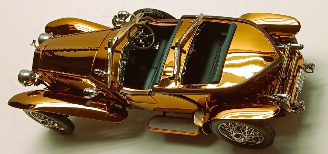 Art Deco Antique Vintage Mid-Century Rolls Royce Rare Copper Body Car 1930-1940s Art Deco Antique Vintage Mid-Century Rolls Royce Rare Copper Body Car 1930-1940s