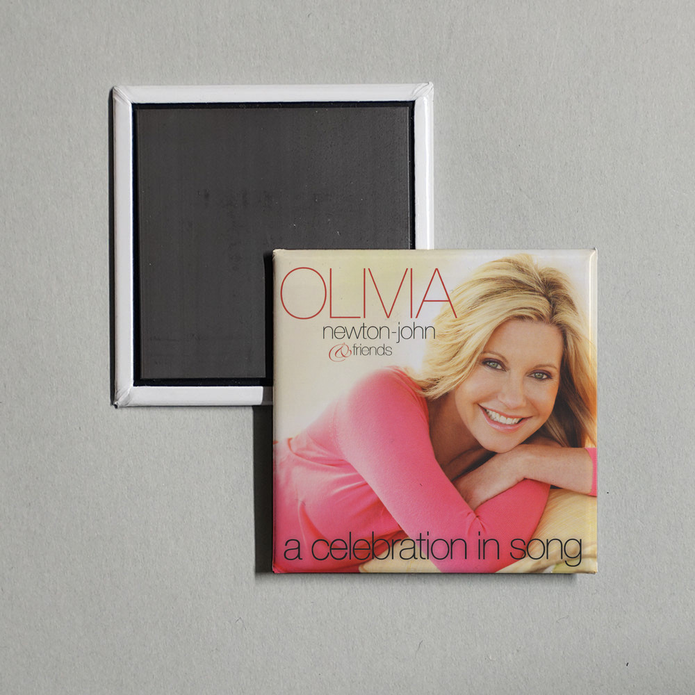 Olivia Newton-John - A Celebration In Song Album Cover Locker Fridge Magnet