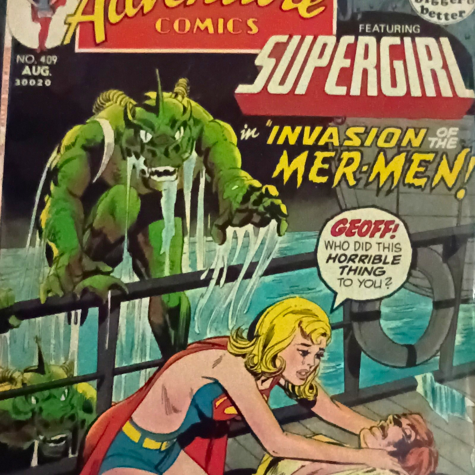 DC Adventure Comics #409 Silver Age Supergirl Single Issue Comic Book DC Adventure Comics #409 Silver Age Supergirl Single Issue Comic Book