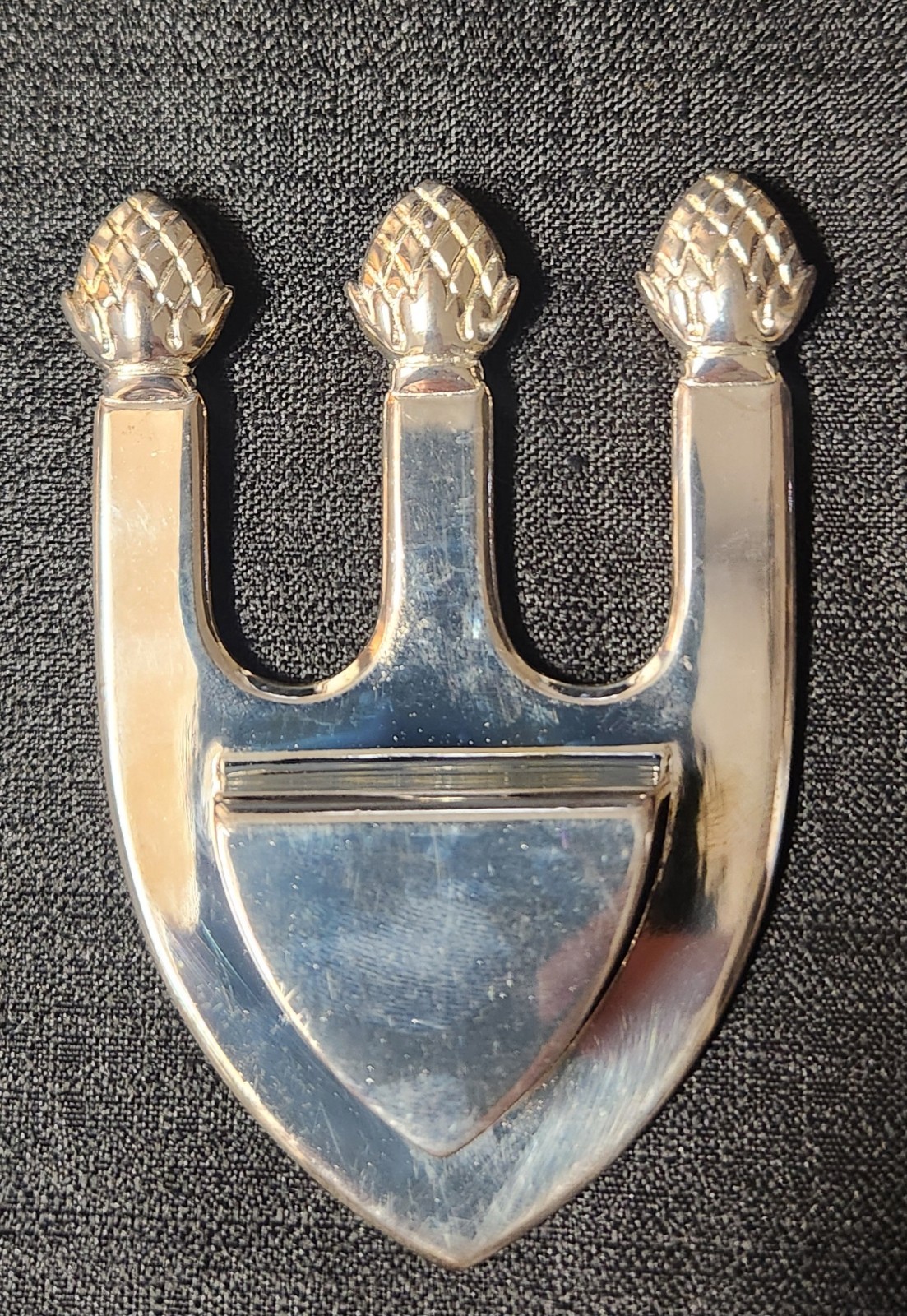 Vintage Sheffield Silver Plated Trident Book Mark Cira 1900-1940 From Italy Vintage Sheffield Silver Plated Trident Book Mark Cira 1900-1940 From Italy