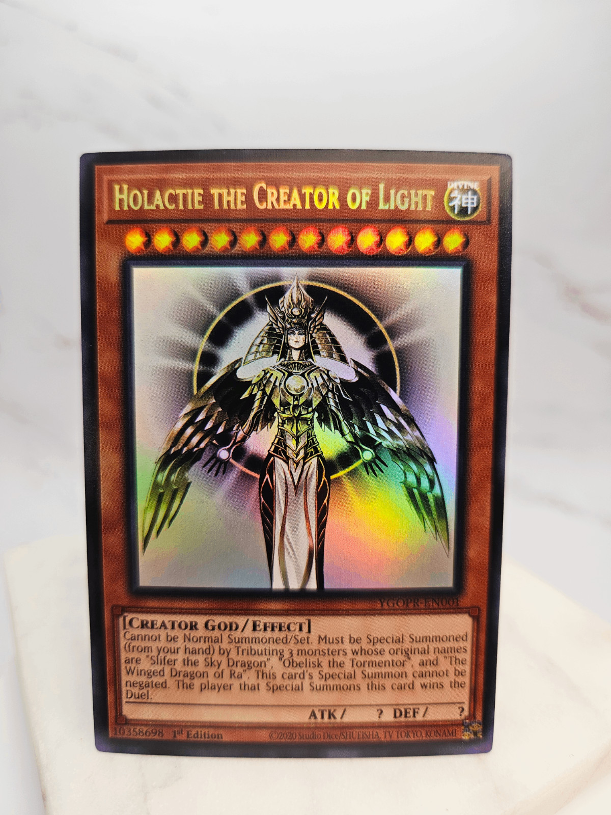 Holactie the Creator of Light - Ultra/Secret/QCSR Rare Egyptian God Horakhty Holactie the Creator of Light - Ultra/Secret/QCSR Rare Egyptian God Horakhty