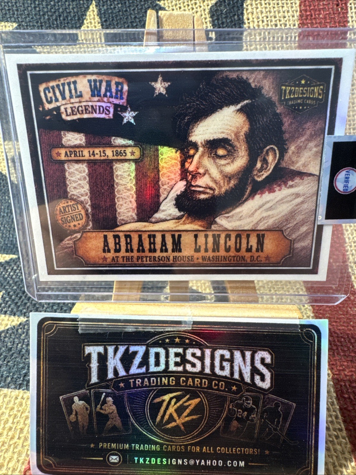 2026Tkzdesigns CivilWarLegendsPresident Abraham Lincoln ArtistSigned TradingCard 2026Tkzdesigns CivilWarLegendsPresident Abraham Lincoln ArtistSigned TradingCard