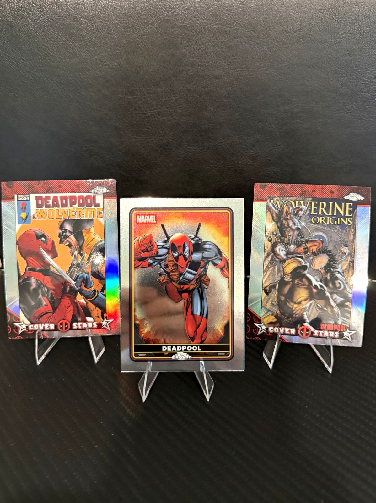 2025 Topps Chrome Marvel Deadpool 3 Card Lot #1 CS-14 CS-25 Wolverine 2025 Topps Chrome Marvel Deadpool 3 Card Lot #1 CS-14 CS-25 Wolverine