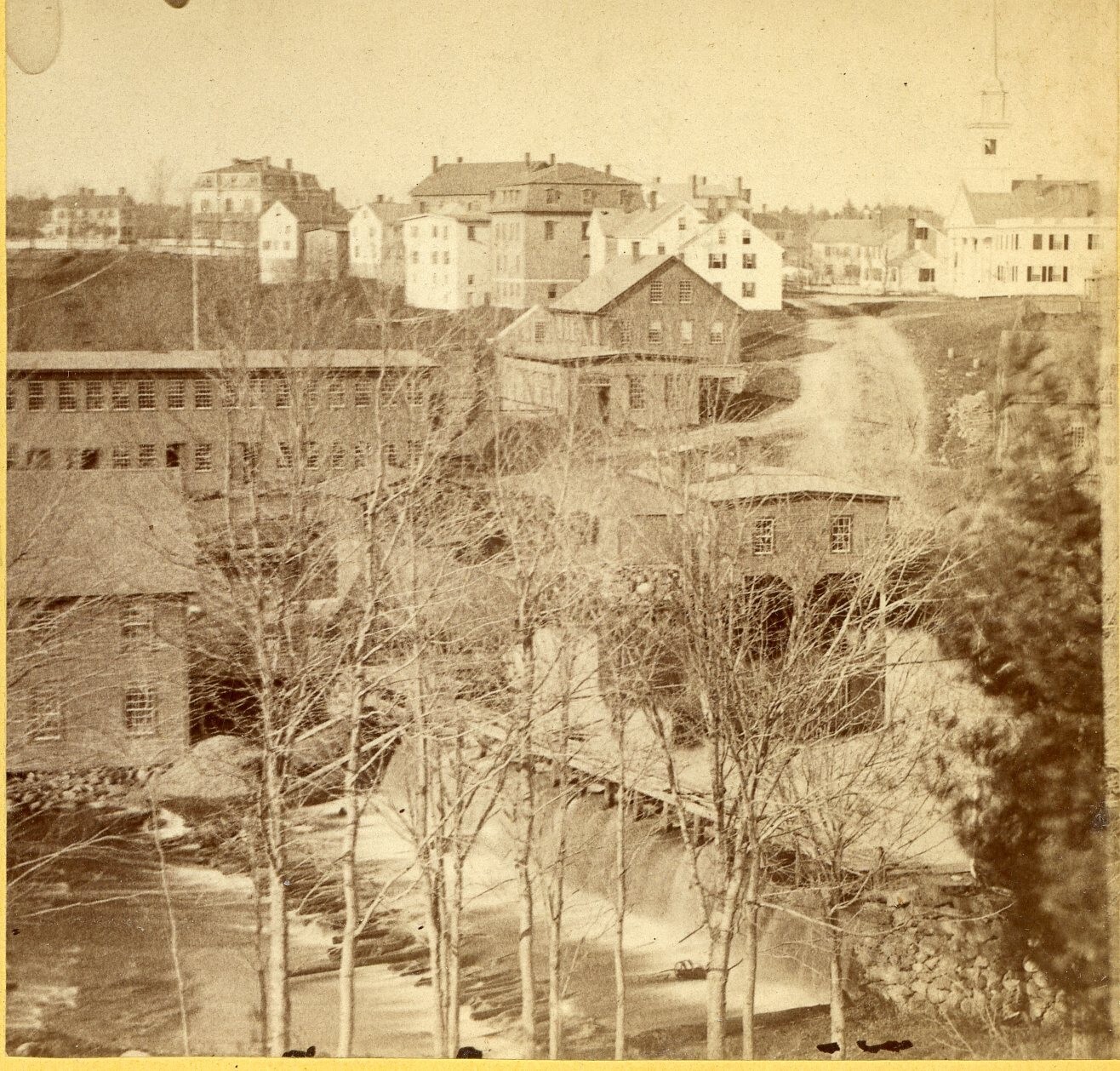 Winchendon MA: Houses, Factories, Mills, Dam 1876 H Ollis E060 Winchendon MA: Houses, Factories, Mills, Dam 1876 H Ollis E060