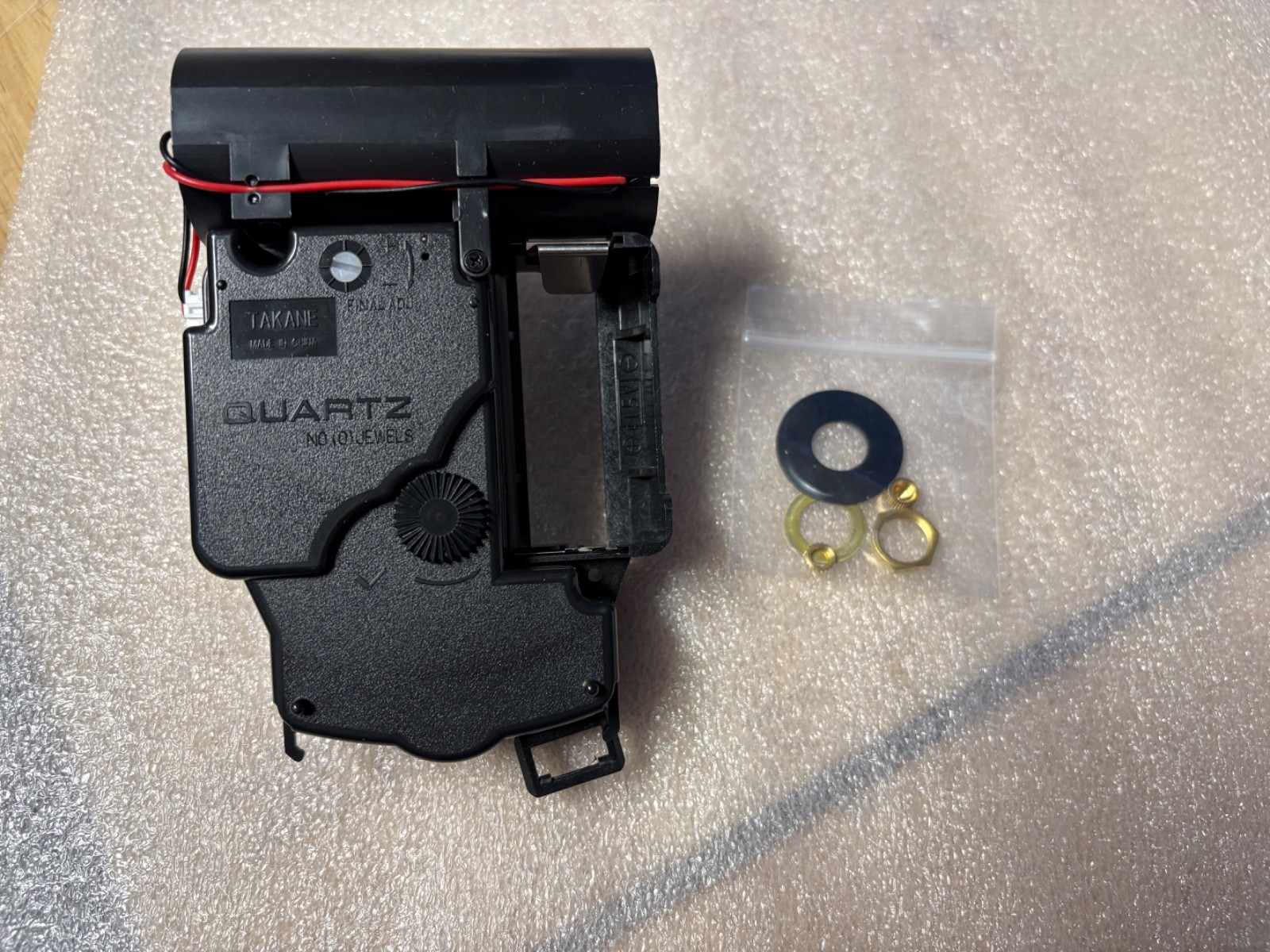 Takane Westminster Chime Pendulum Quartz Battery Movement to fit a 3/8" Dial Takane Westminster Chime Pendulum Quartz Battery Movement to fit a 3/8" Dial
