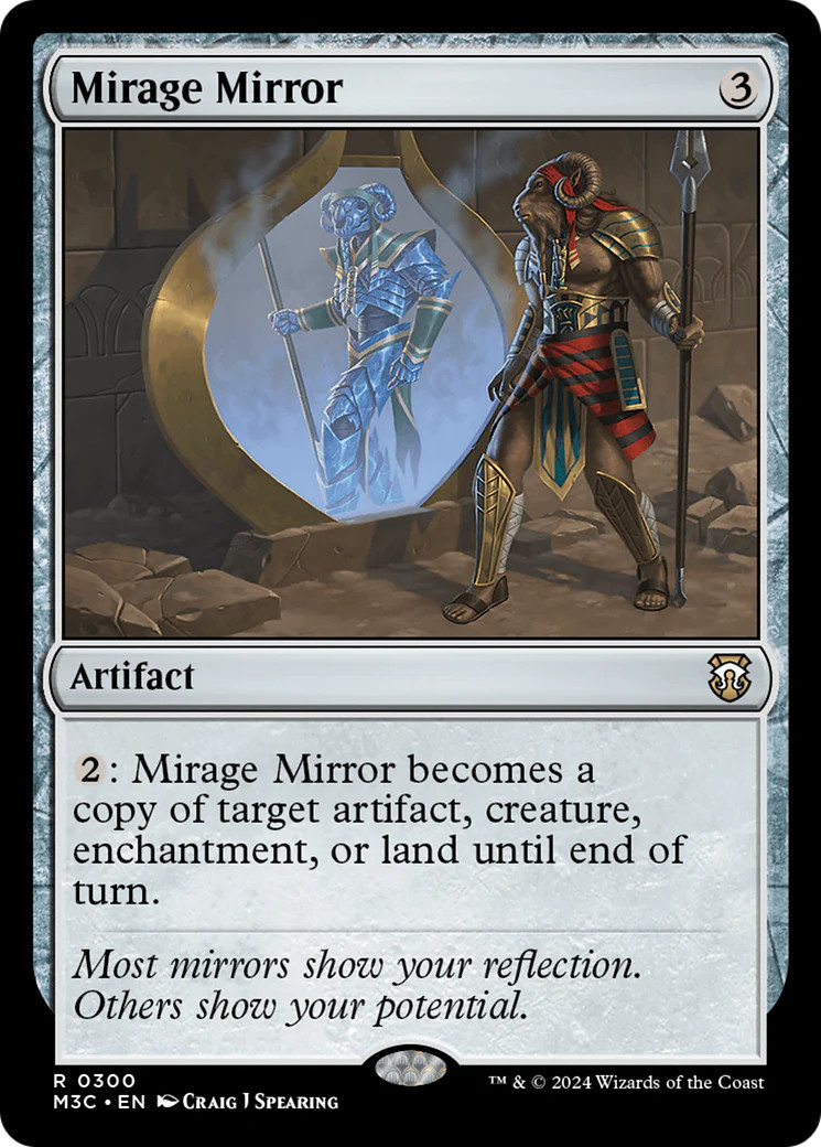 Mirage Mirror (Ripple Foil) [Modern Horizons 3 Commander] Foil Near Mint MTG
