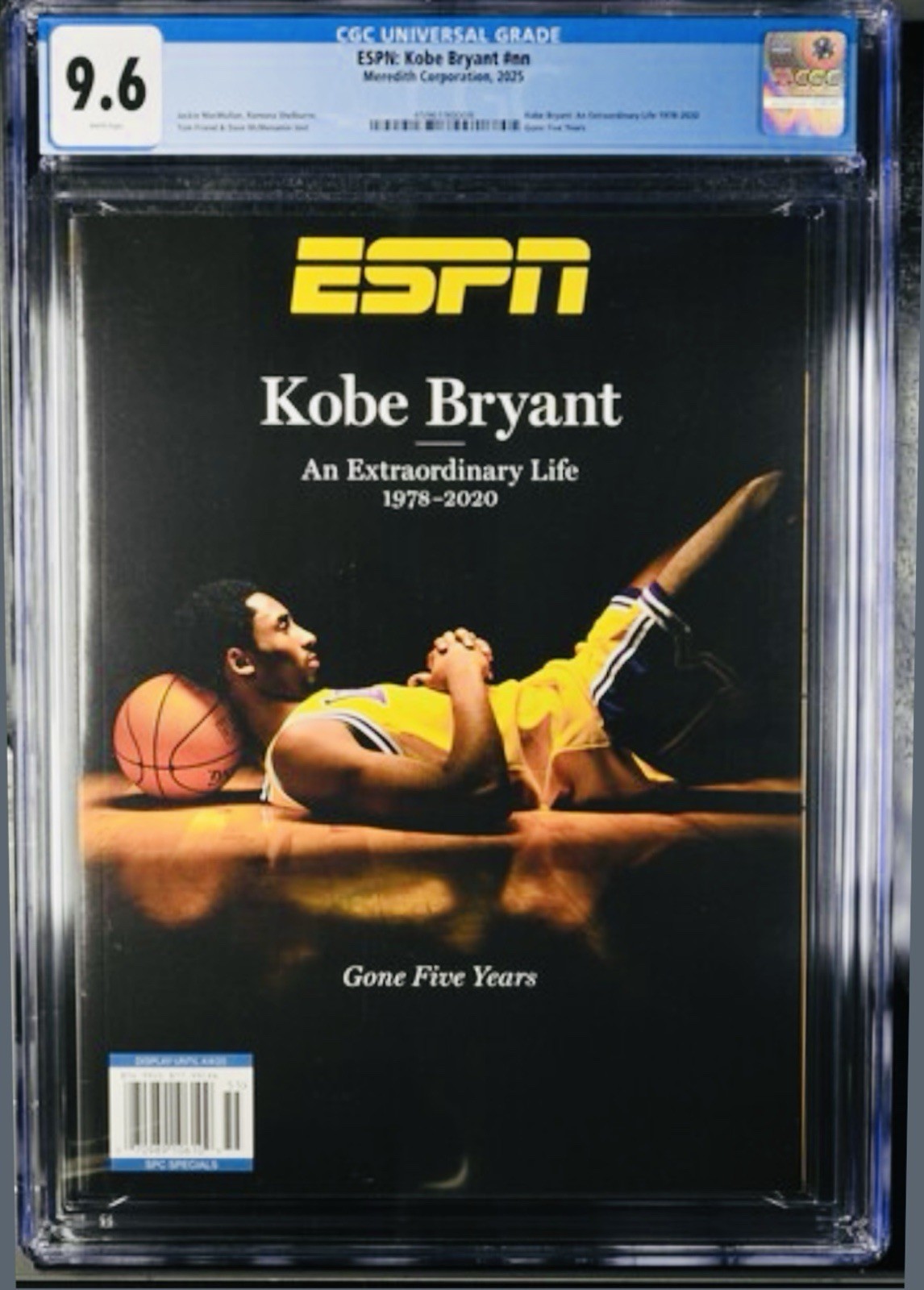 POP 1/3💎 2025 Kobe Bryant ESPN Magazine An Extraordinary Life 1978-2020 CGC 9.6 POP 1/3💎 2025 Kobe Bryant ESPN Magazine An Extraordinary Life 1978-2020 CGC 9.6