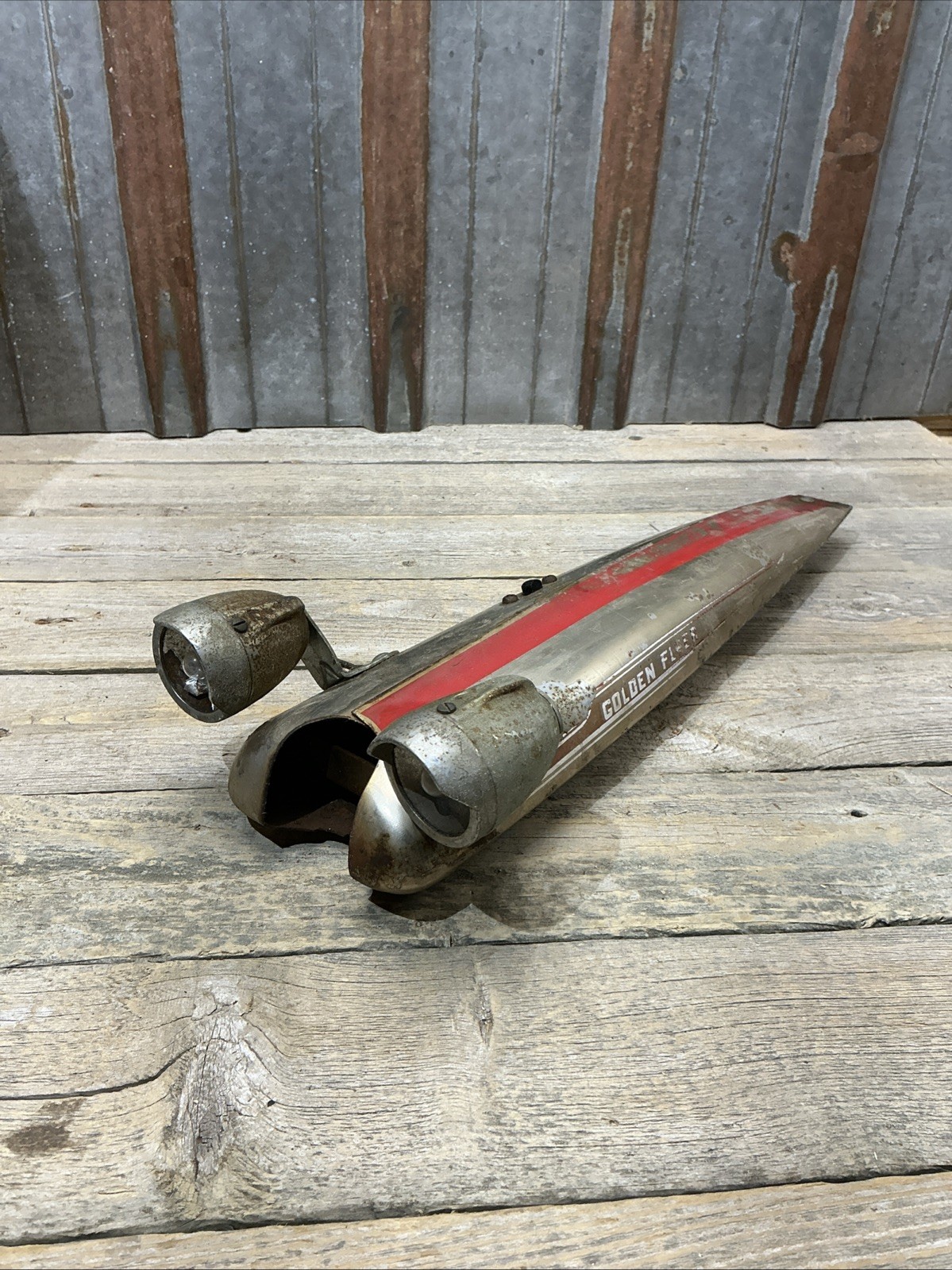 Vintage Golden Flyer Western Flyer  Boys Bicycle Tank