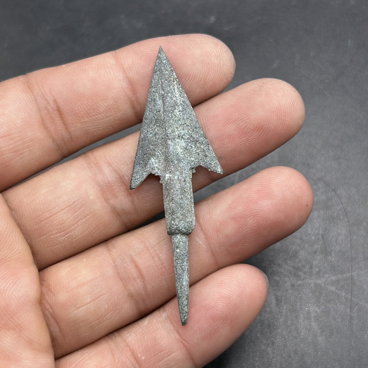 Ancient Roman Bronze Arrowhead Rare War Relic Ancient Roman Bronze Arrowhead Rare War Relic