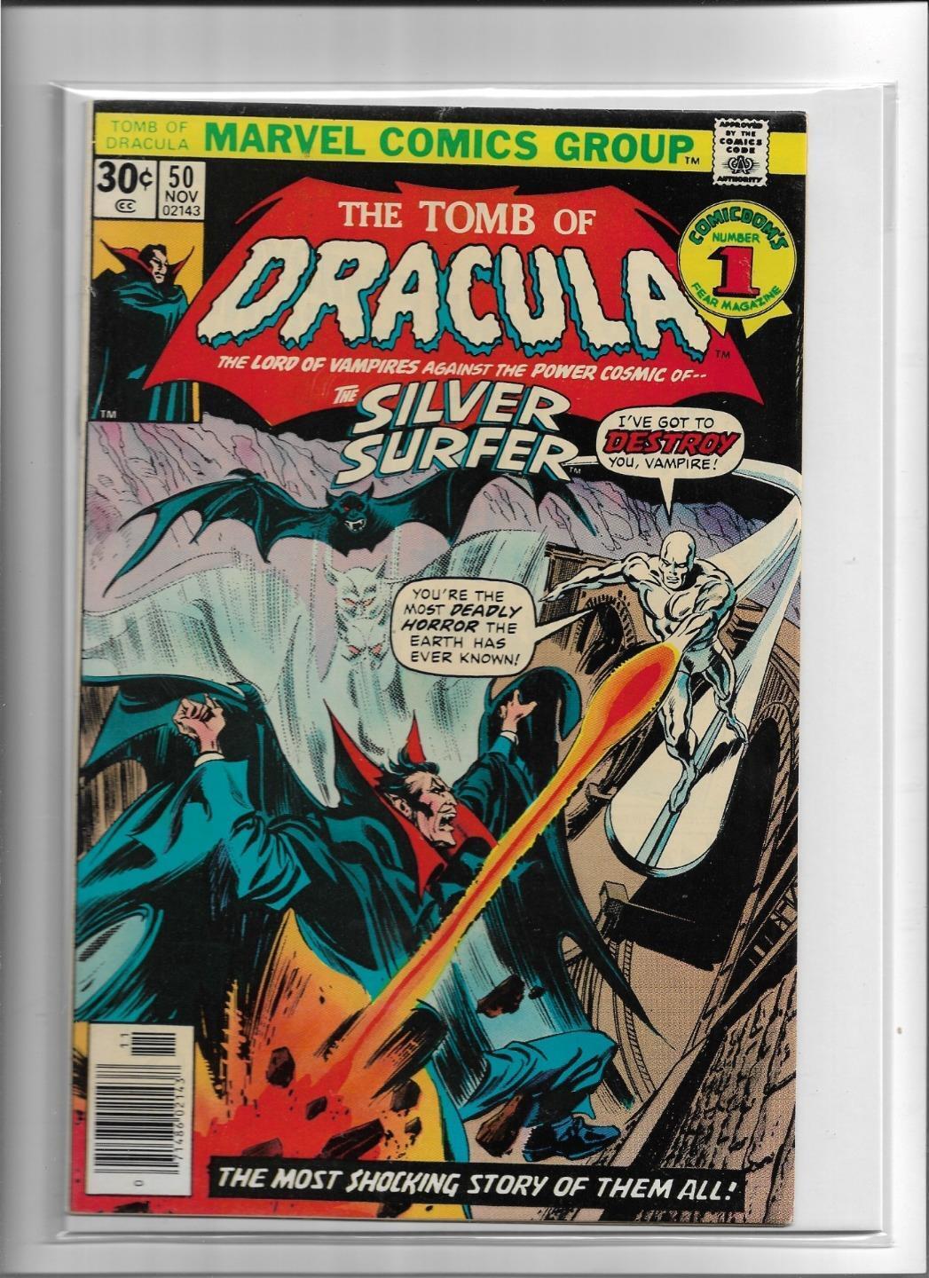 TOMB OF DRACULA #50 1976 VERY FINE+ 8.5 3550 SILVER SURFER