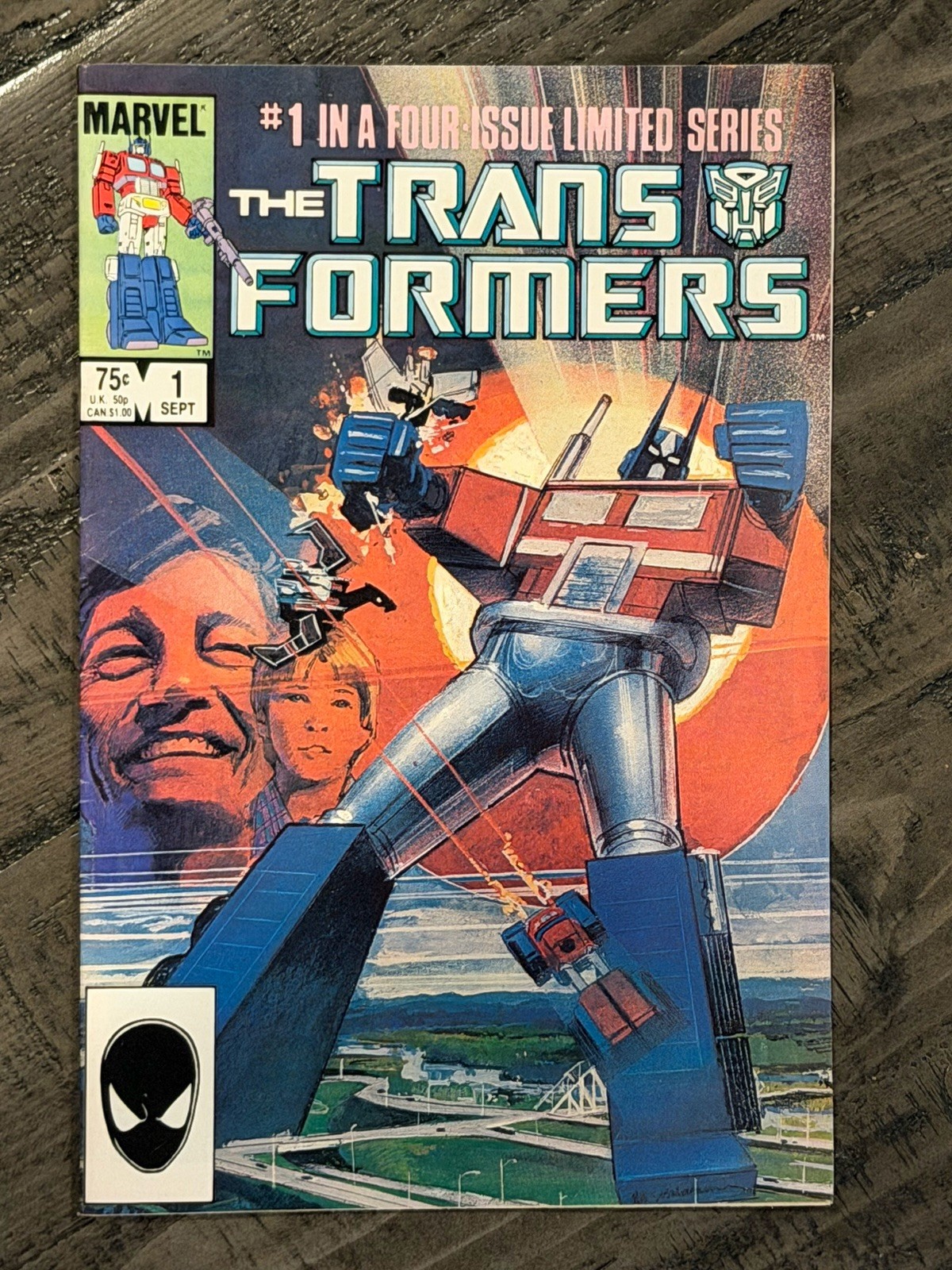 Transformers #1 (1984) 1st App Optimus Prime First Print