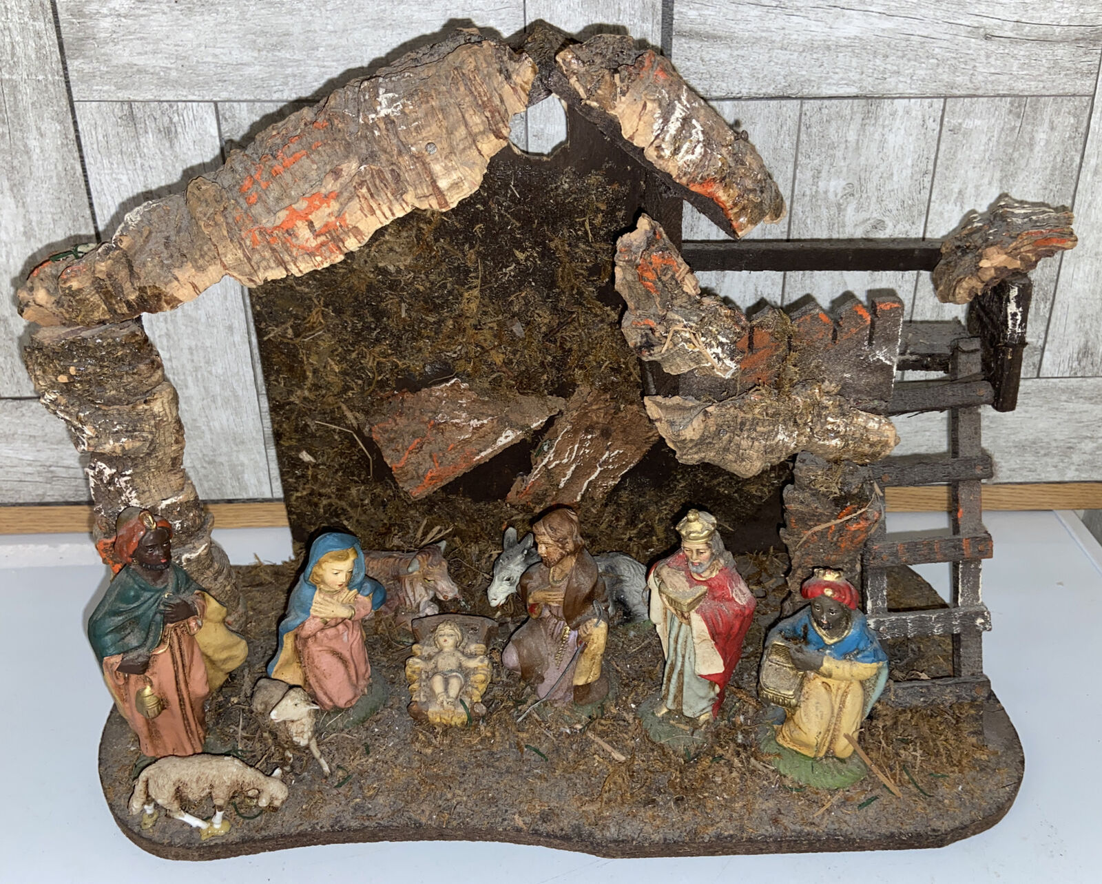 Vintage Nativity Set Made In Italy~Fontanini??? Circa 1940’s?