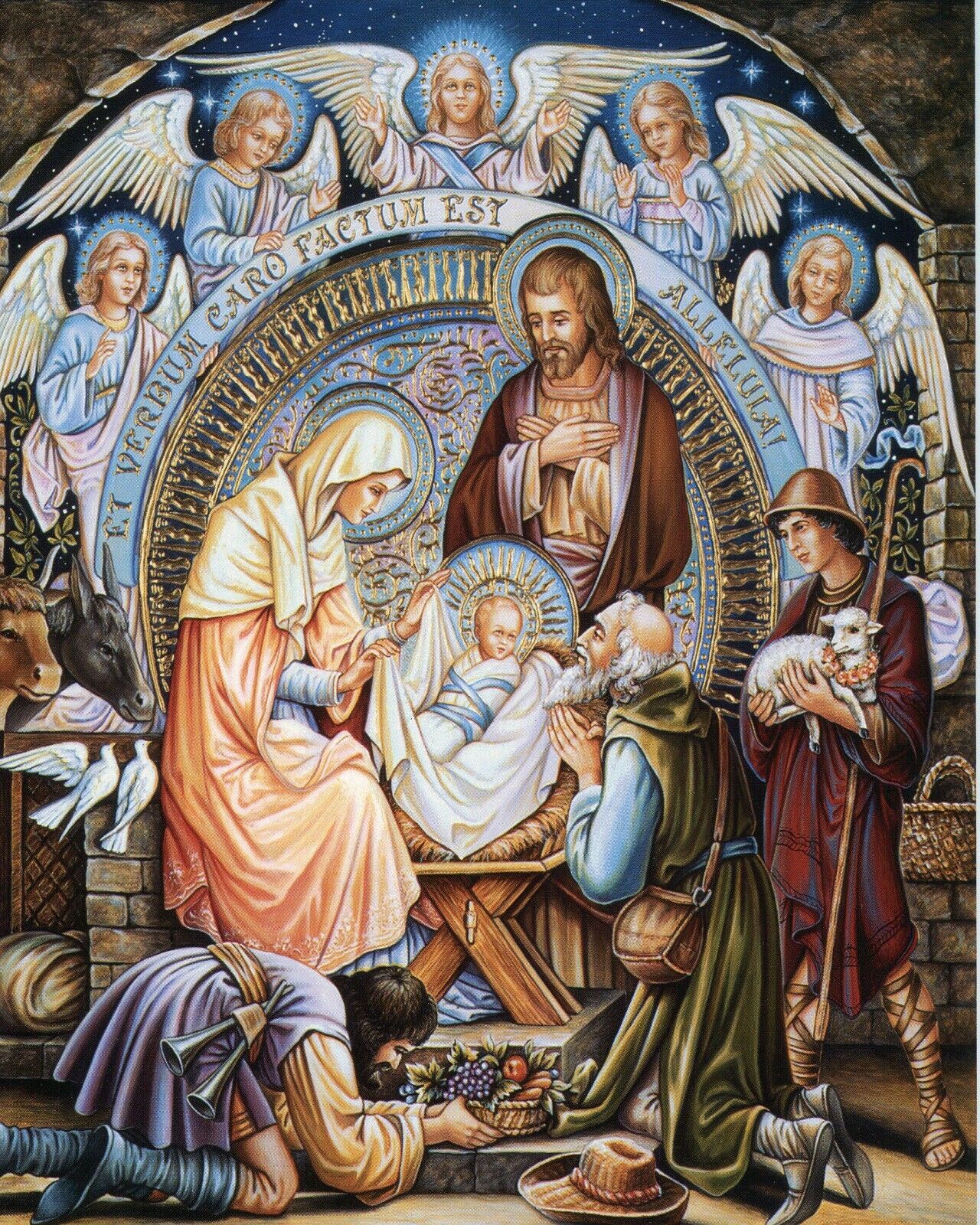 Catholic print picture  -  HOLY FAMILY 7  -  8\