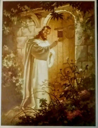 Christ at Heart's Door Warner Sallman Vintage Print 8 1/2" X 11 1/2" Christ at Heart's Door Warner Sallman Vintage Print 8 1/2" X 11 1/2"
