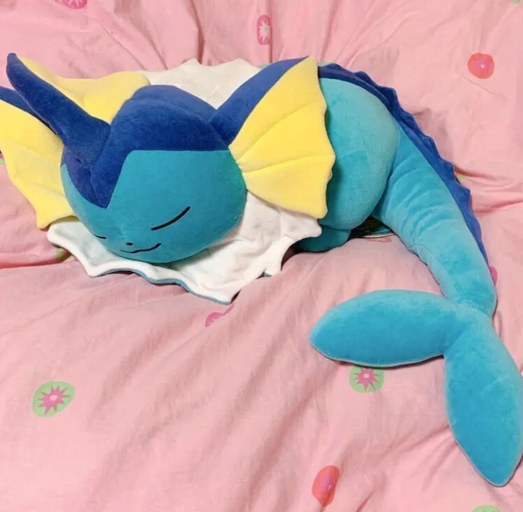Vaporeon Plush Sleeping Suya Suya Stuffed Toy 21" *Unbranded* Vaporeon Plush Sleeping Suya Suya Stuffed Toy 21" *Unbranded*