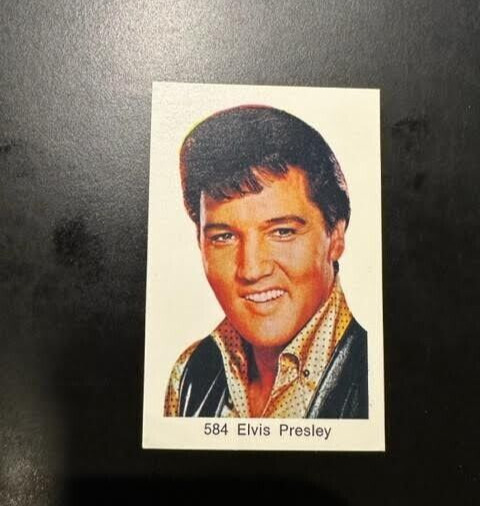 1974-81 Swedish Samlarsaker #584 Elvis Presley NM