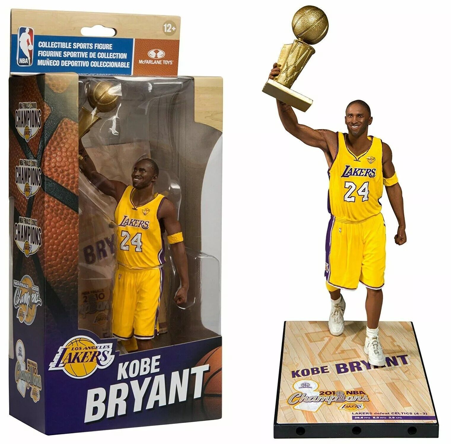 Kobe Bryant - MIB - Los Angeles Lakers 2010 NBA Champions Figure NBA McFarlane