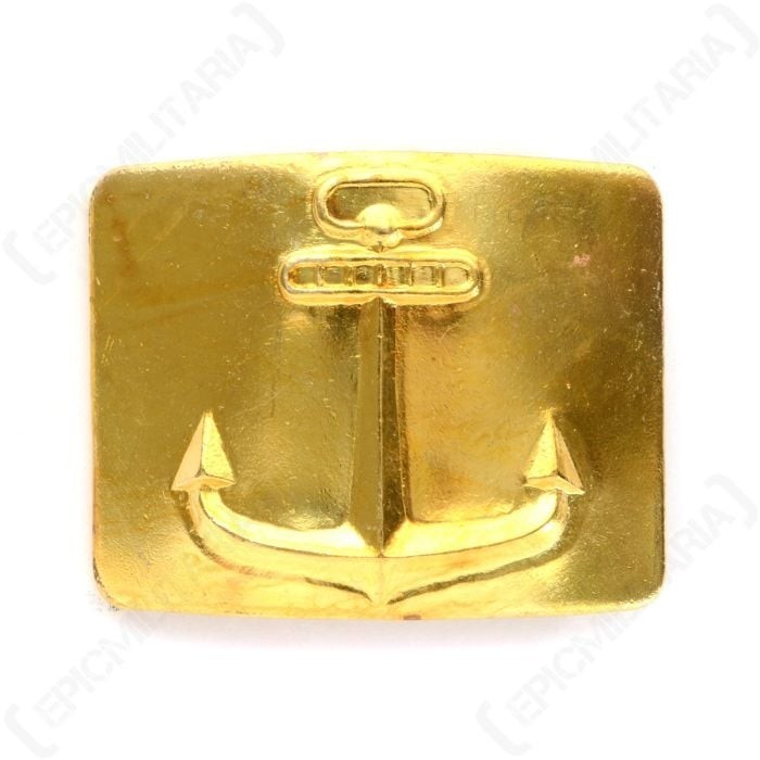 Anchor Belt Buckle Sailor Navy Style - Gold WW2 Soviet Repro - 65mm x 50mm Anchor Belt Buckle Sailor Navy Style - Gold WW2 Soviet Repro - 65mm x 50mm
