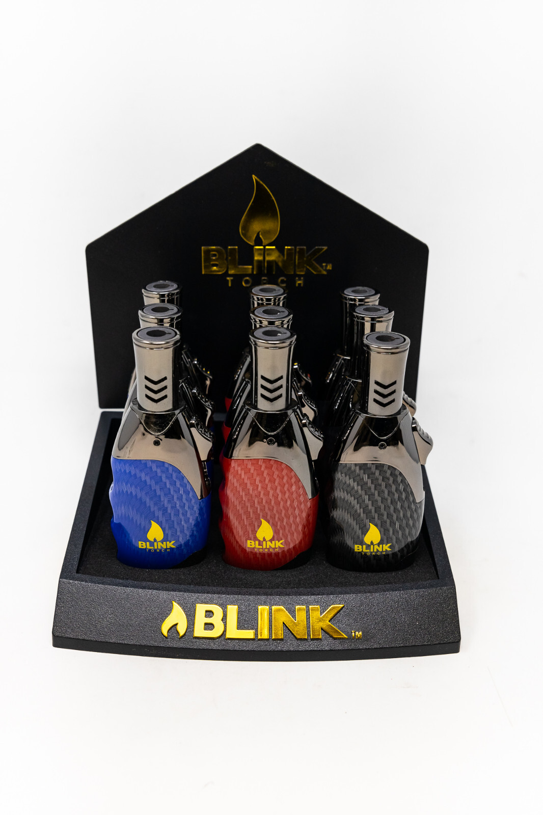 Blink Windproof Torch Glid Lighters - 9 Ct Per Display Blink Windproof Torch Glid Lighters - 9 Ct Per Display