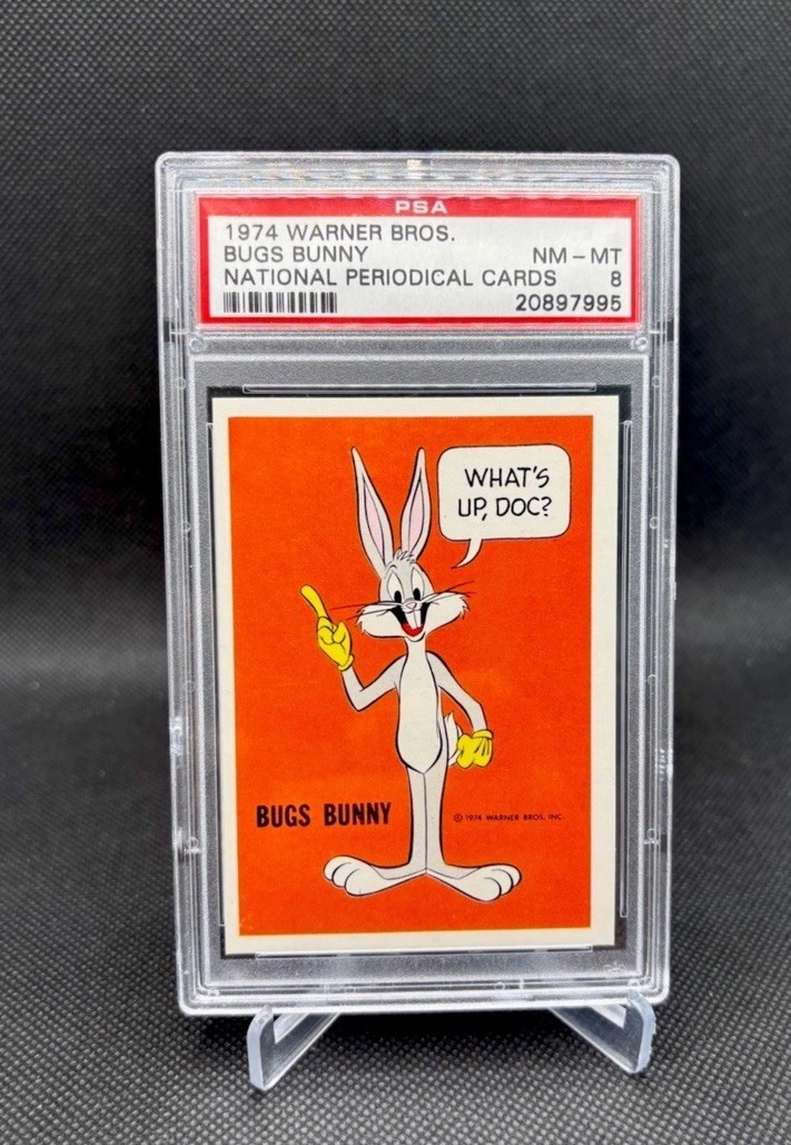 1974 WARNER BROS. NATIONAL PERIODICAL CARDS BUGS BUNNY PSA 8 1974 WARNER BROS. NATIONAL PERIODICAL CARDS BUGS BUNNY PSA 8