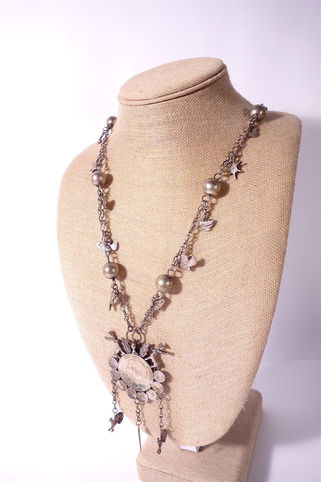 Vintage Original Vintage Guatemalan Chachal Coin Necklace Vintage Original Vintage Guatemalan Chachal Coin Necklace