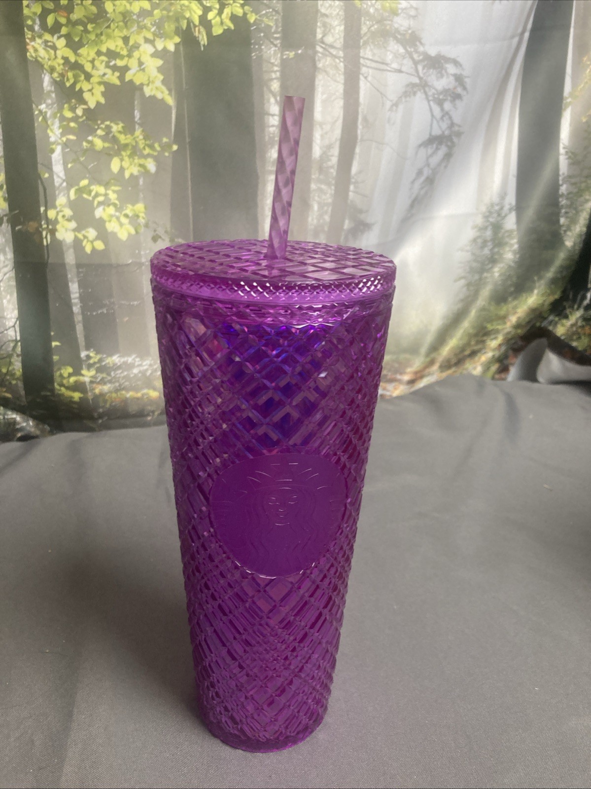 NEW Starbucks 2023 Purple 💜 Taffy Bling Venti Diamond Studded Tumbler 24oz Cup NEW Starbucks 2023 Purple 💜 Taffy Bling Venti Diamond Studded Tumbler 24oz Cup