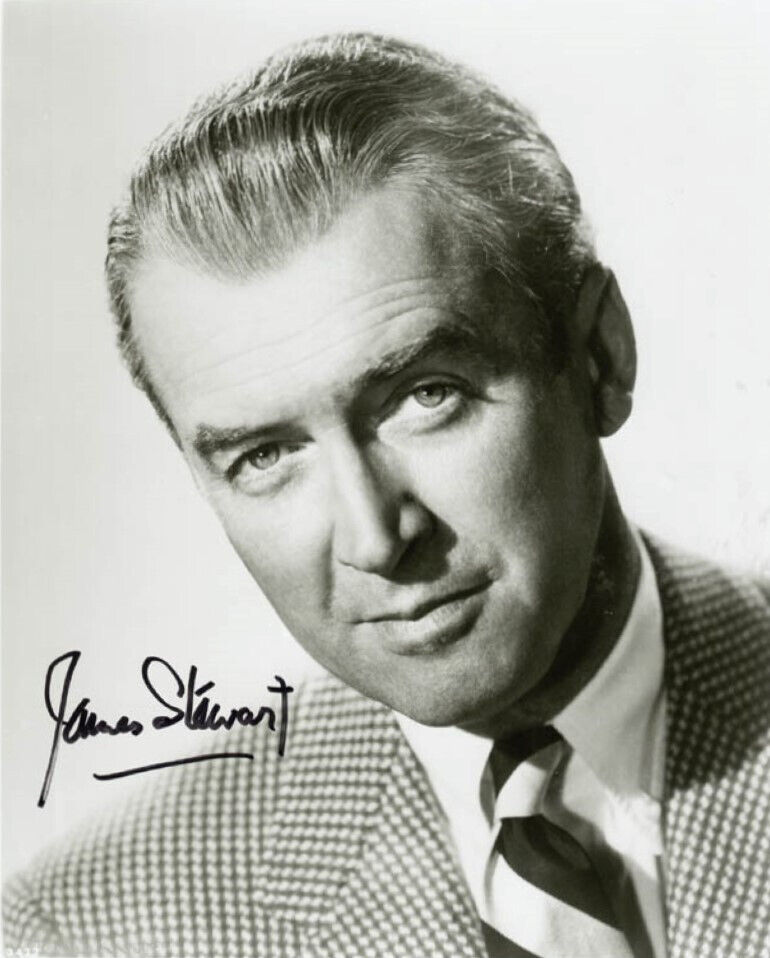 JAMES STEWART signed 8.5x11 Signed Photo Reprint