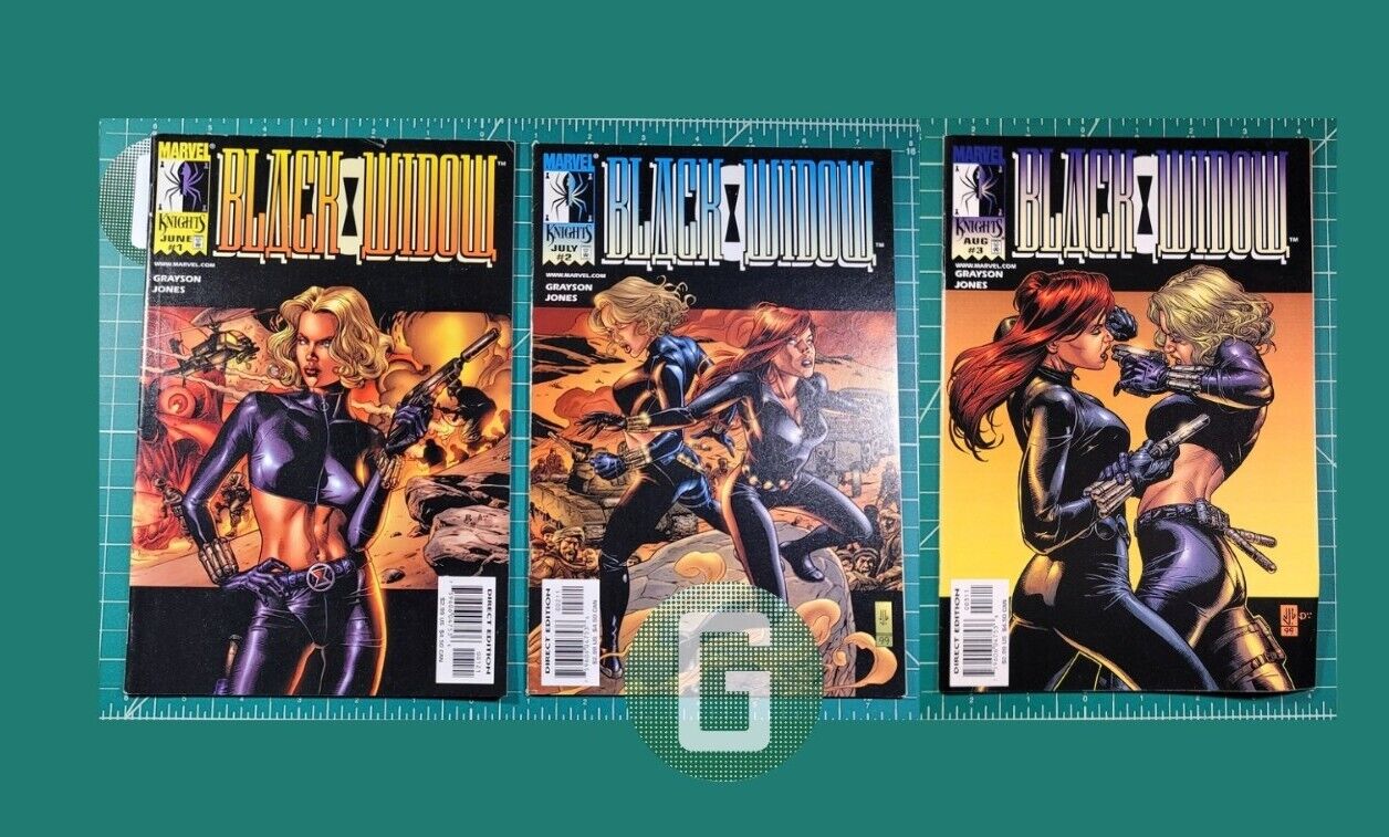 Black Widow #1-3 (1999) Low Grade 1st App Yelena Belova Variant Marvel Knights
