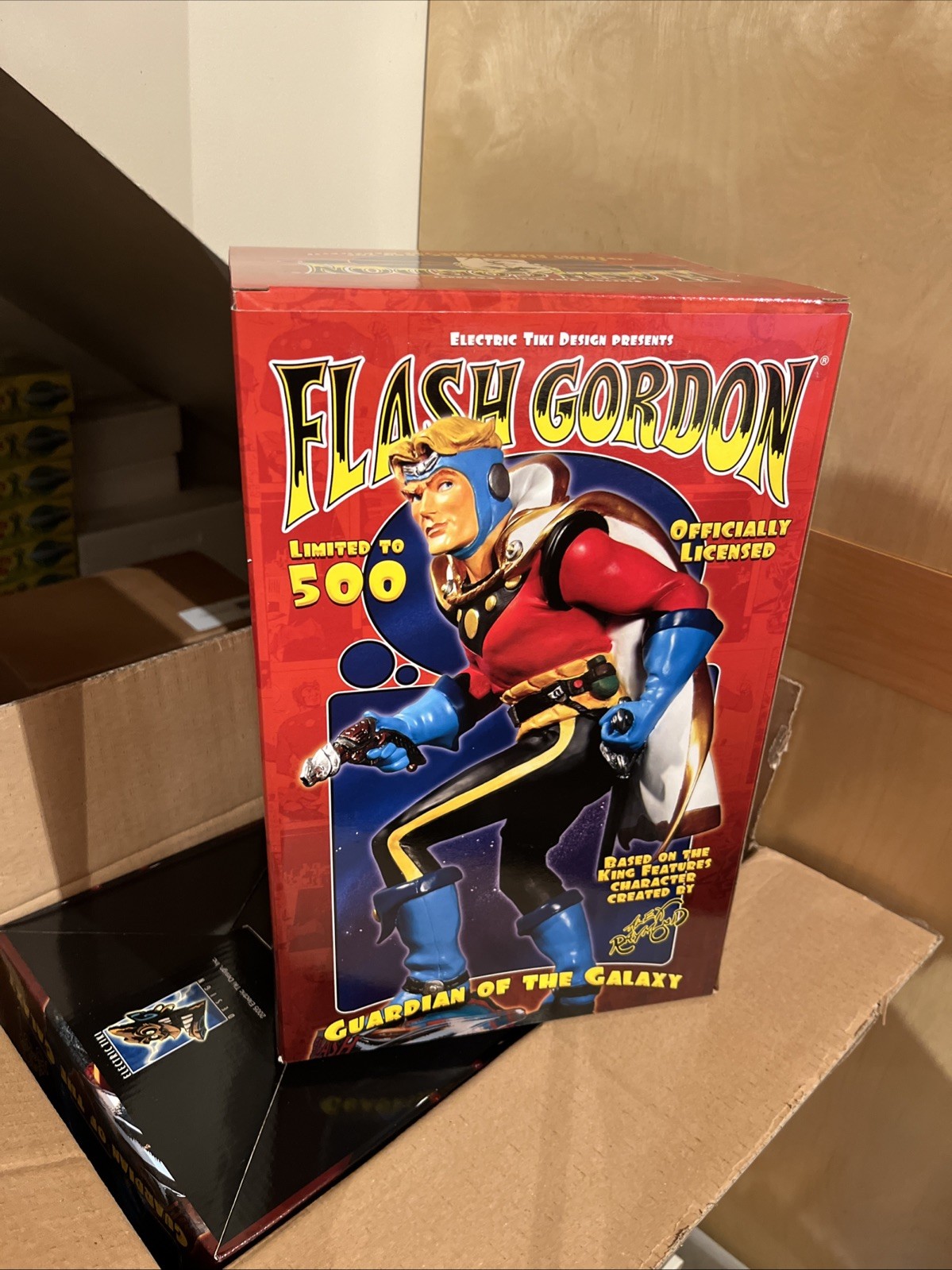 FLASH GORDON STATUE ELECTRIC TIKI DESIGNS- FRESH FROM CASE NEVER OPENED #211/500