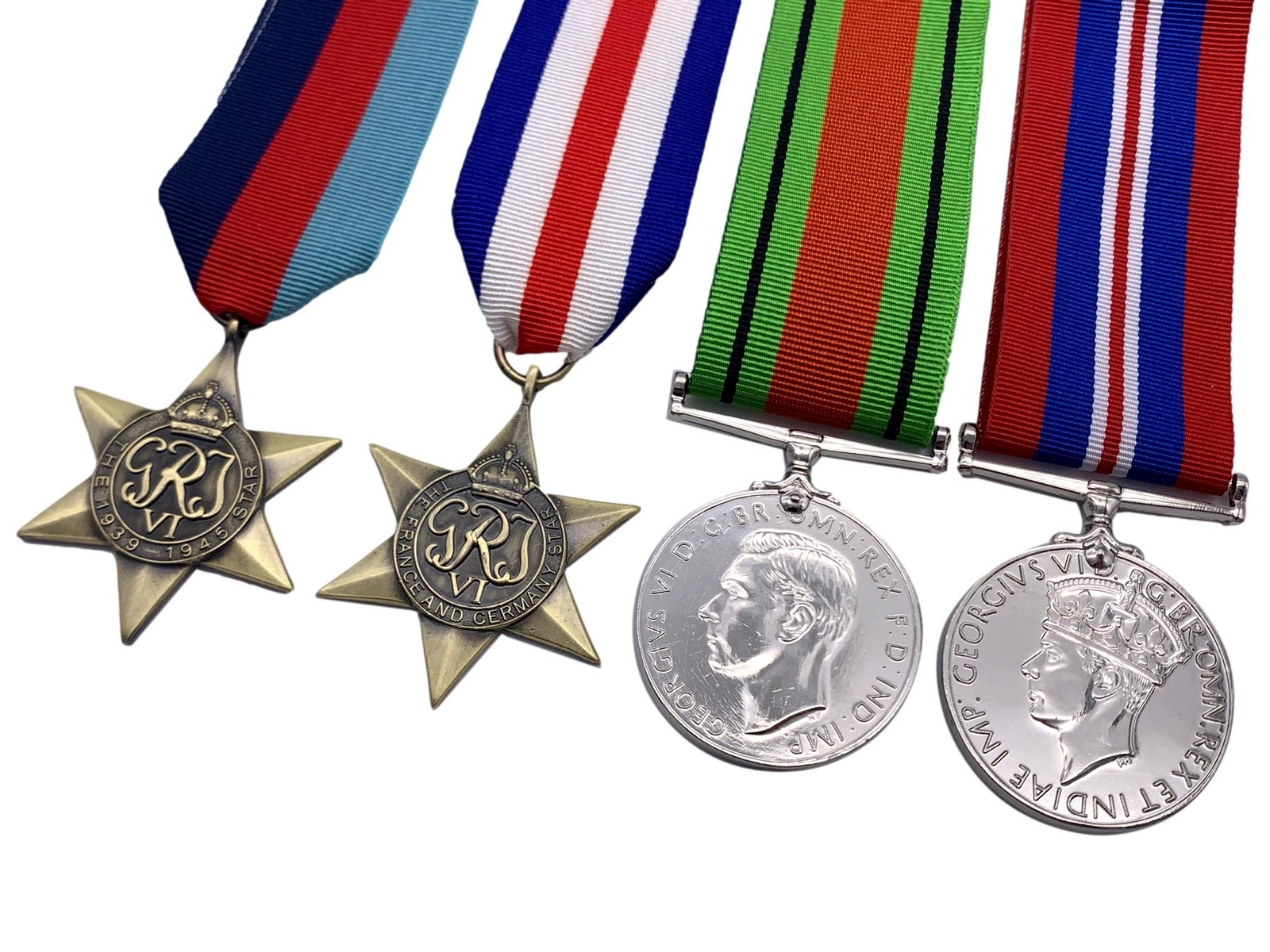 1939/45, France and Germany Star, Defence Medal and 1939/45 War Medal 1939/45, France and Germany Star, Defence Medal and 1939/45 War Medal