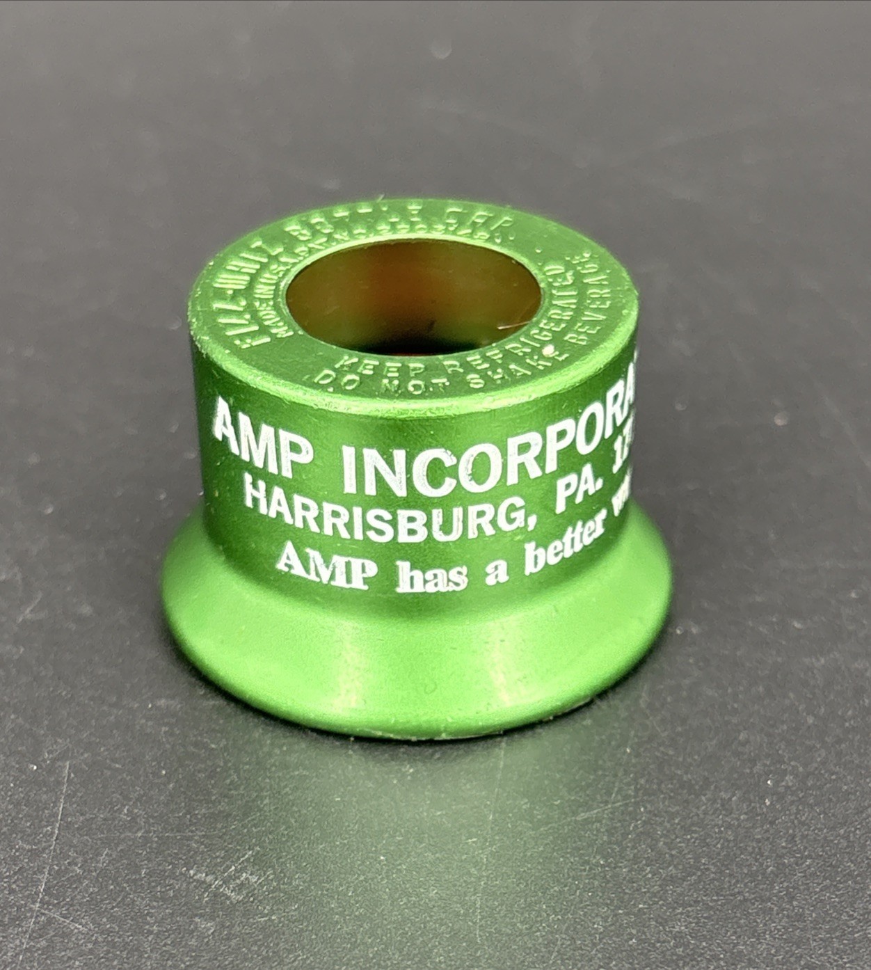Vintage Fizz-Whiz Bottle Cap Green AMP Incorporated Harrisburg Stopper Seals USA Vintage Fizz-Whiz Bottle Cap Green AMP Incorporated Harrisburg Stopper Seals USA