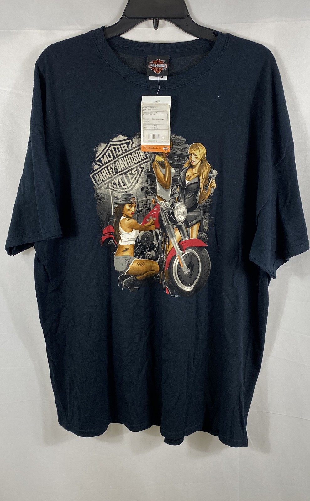Harley-Davidson Moscow Russia Graphic T-Shirt Sz 2XL NWT Harley-Davidson Moscow Russia Graphic T-Shirt Sz 2XL NWT