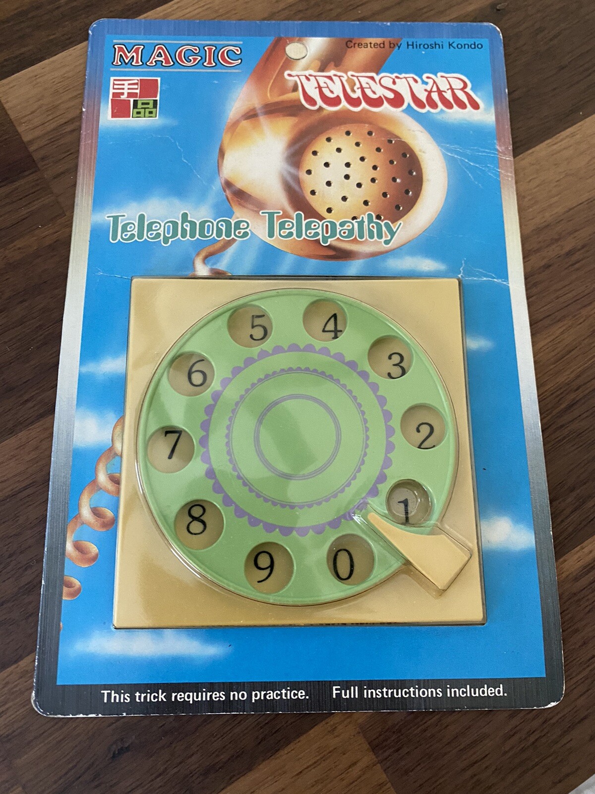 Magic Telephone Telepathy Tenyo, Telestar, T-120 Rare Unopened Unpunched 