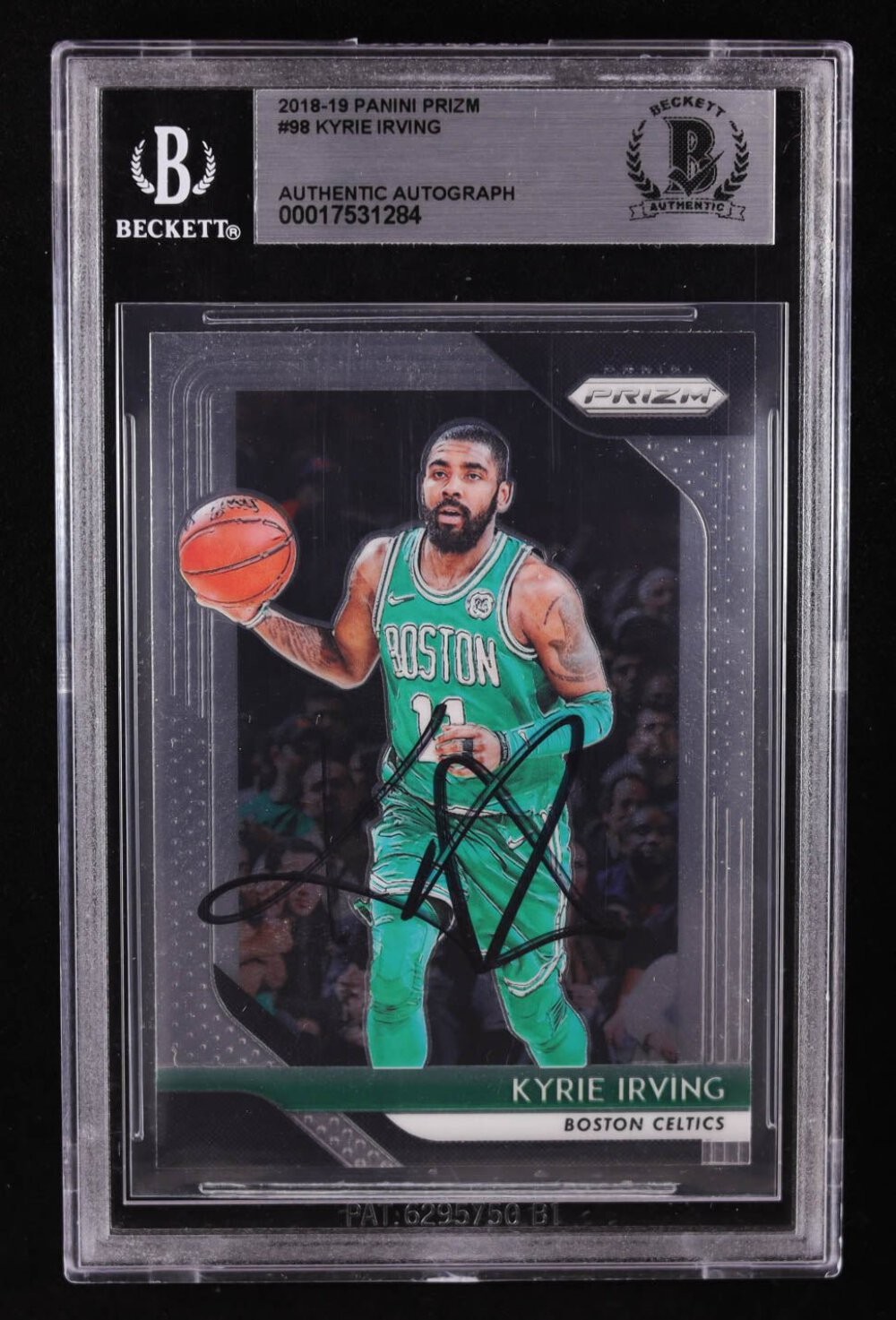 Kyrie Irving Signed 2018-19 Panini Prizm #98 (BGS) Kyrie Irving Signed 2018-19 Panini Prizm #98 (BGS)