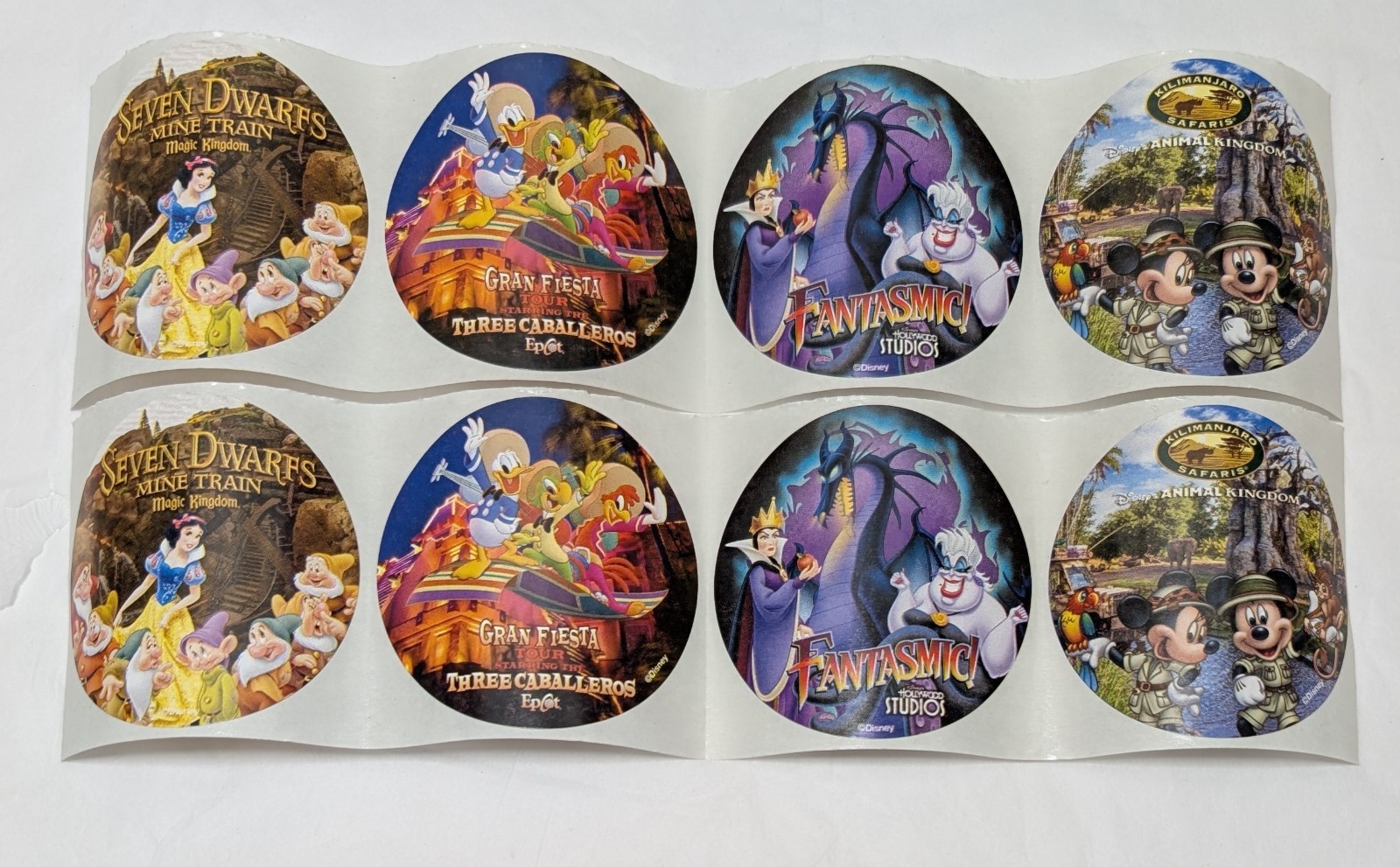 Lot(8) Disney World Stickers, Magic Kingdom Epcot, Hollywood, Animal Kingdom Lot(8) Disney World Stickers, Magic Kingdom Epcot, Hollywood, Animal Kingdom