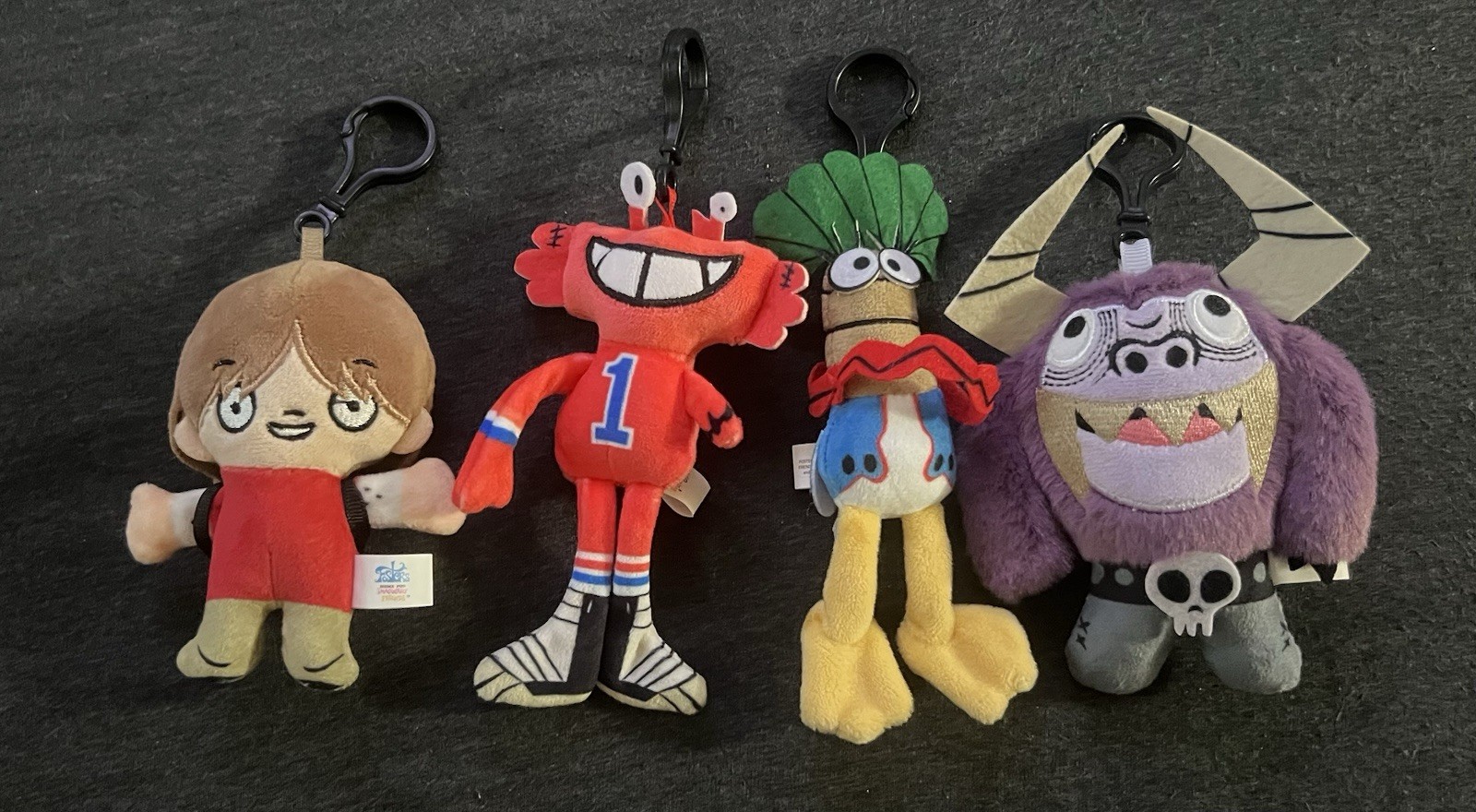 Cartoon Network Fosters Home For Imaginary Friends Plush Keychain Set Of 4 Rare Cartoon Network Fosters Home For Imaginary Friends Plush Keychain Set Of 4 Rare