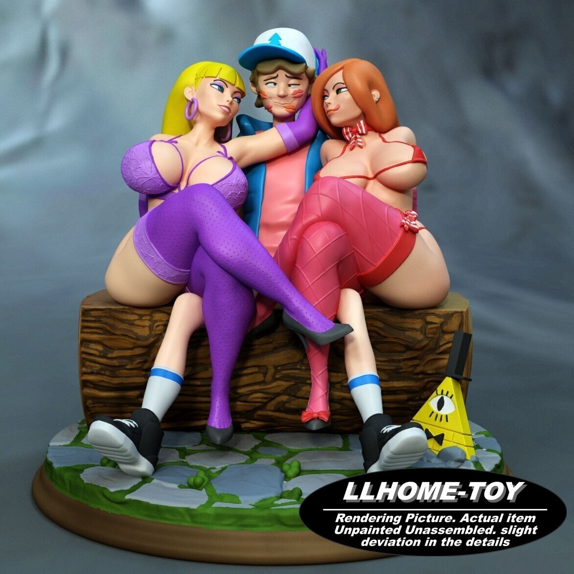 20CM tall Gravity Falls University 3d Print Model Unpainted Garage Kit Statue F 20CM tall Gravity Falls University 3d Print Model Unpainted Garage Kit Statue F