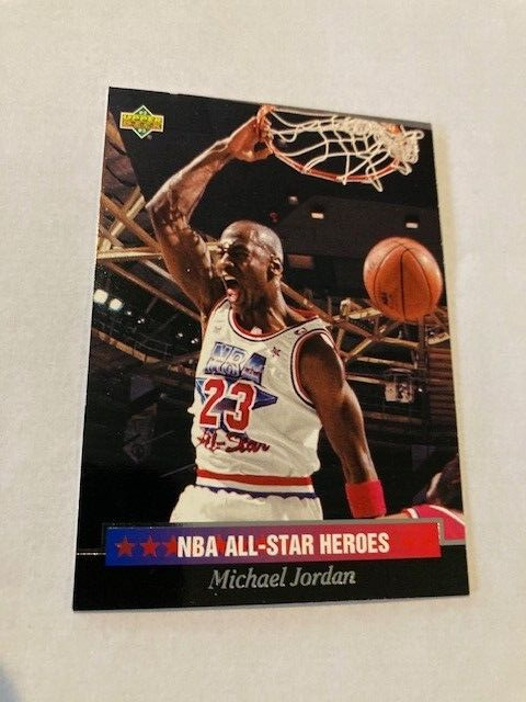 1993 Upper Deck Michael Jordan NBA All-Star Heroes #15 Bulls GOAT Mint Rare 