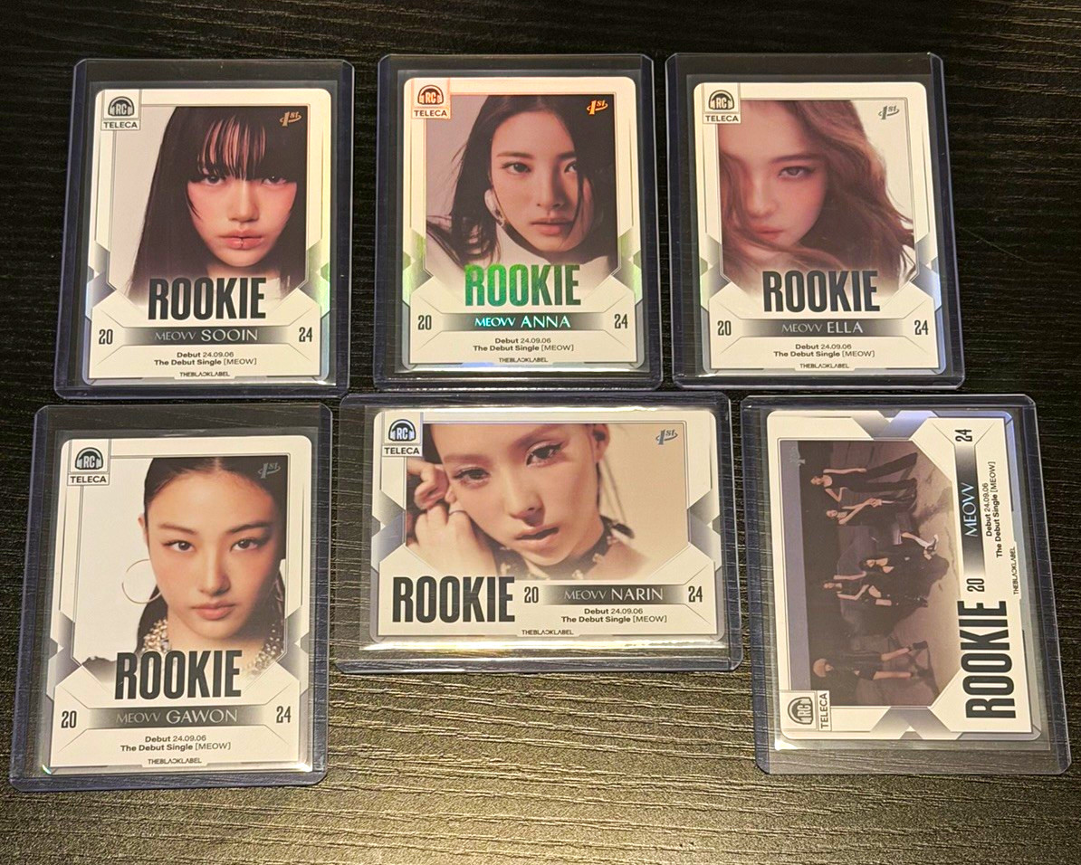 2026 Teleca MEOVV Full Rookie Set - SHIPS FROM US 2026 Teleca MEOVV Full Rookie Set - SHIPS FROM US