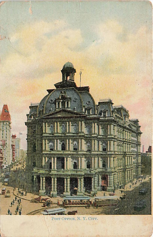Postcard NY: Post Office, New York City UDB Postcard NY: Post Office, New York City UDB