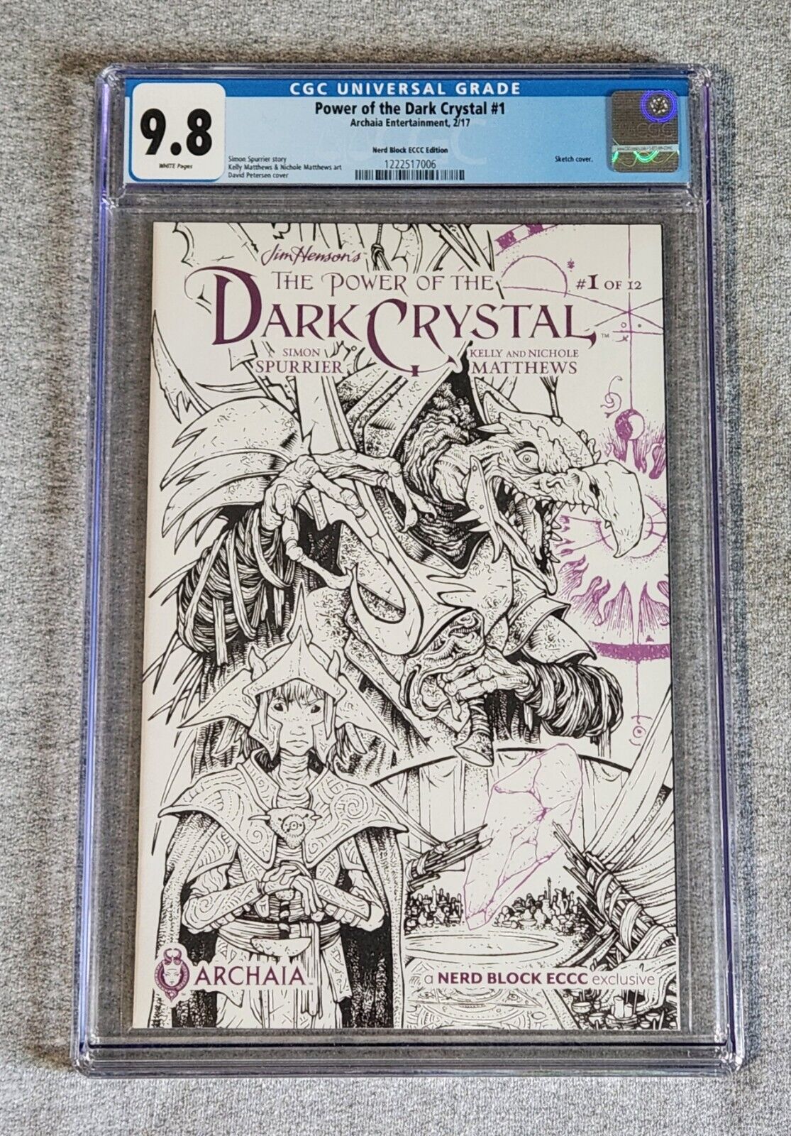Power of the Dark Crystal #1 CGC 9.8 Nerd Block ECCC Edition. RARE