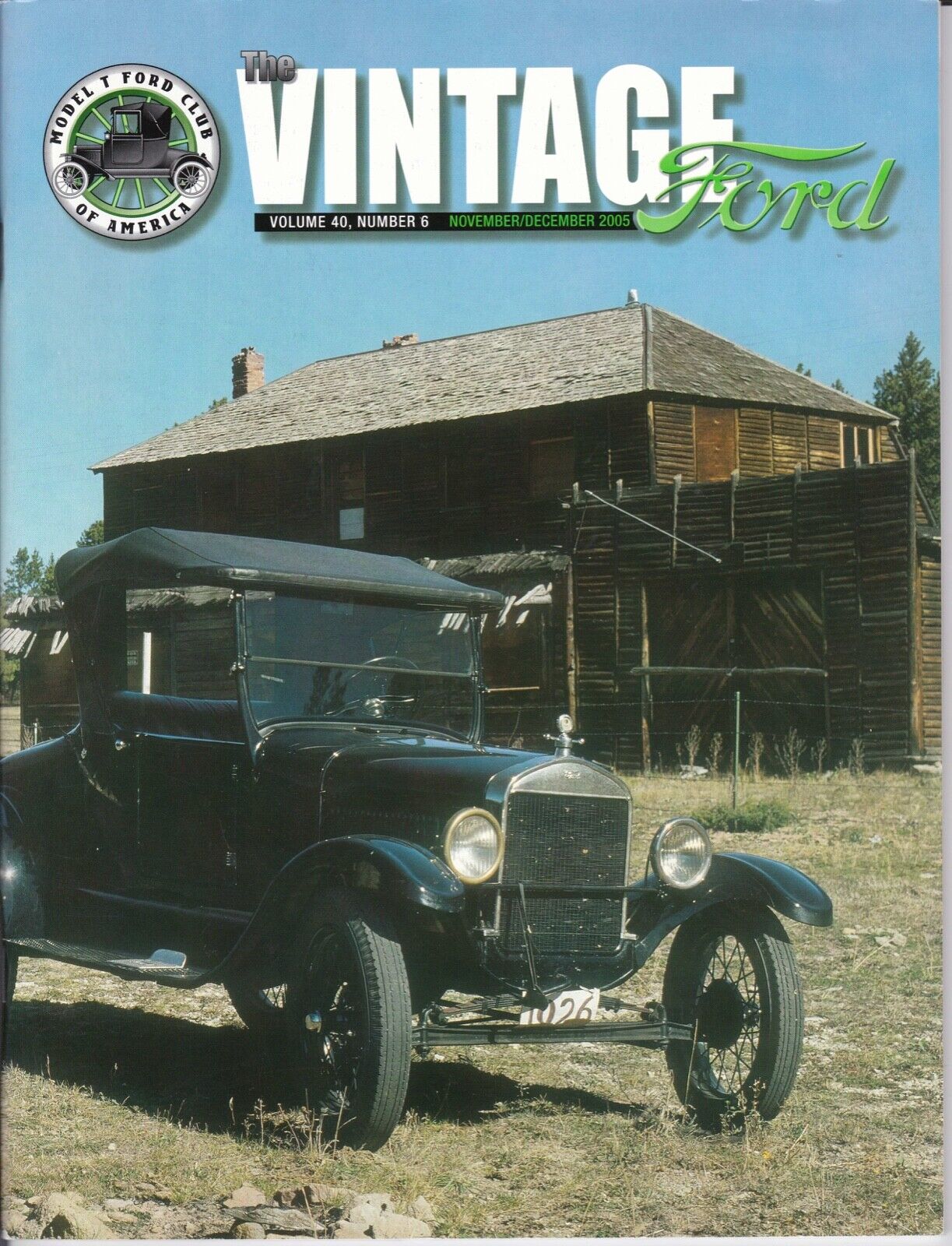 1926 ROADSTER - THE VINTAGE FORD MAGAZINE -  OLD LAVETA PASS, COLORADO
