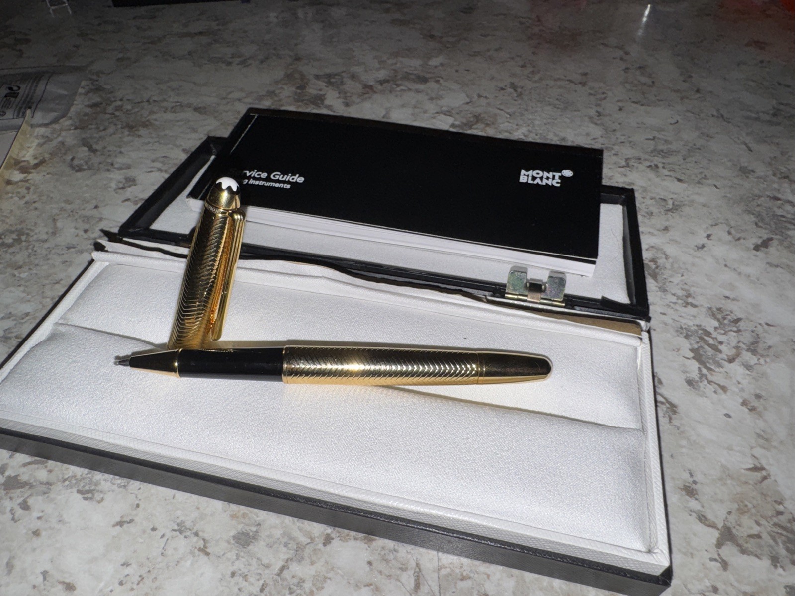 MONTBLANC Golf Meisterstack Ballpoint Pen #9f8002 MONTBLANC Golf Meisterstack Ballpoint Pen #9f8002