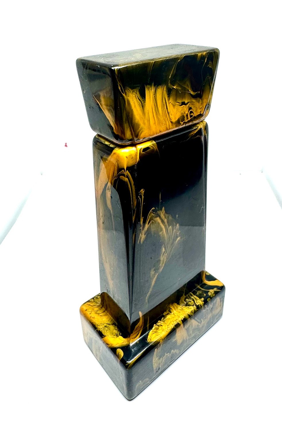 Vintage Ellis Buffalo NY Petrol Table Lighter Marbled Bakelite Catalin Art Deco Vintage Ellis Buffalo NY Petrol Table Lighter Marbled Bakelite Catalin Art Deco
