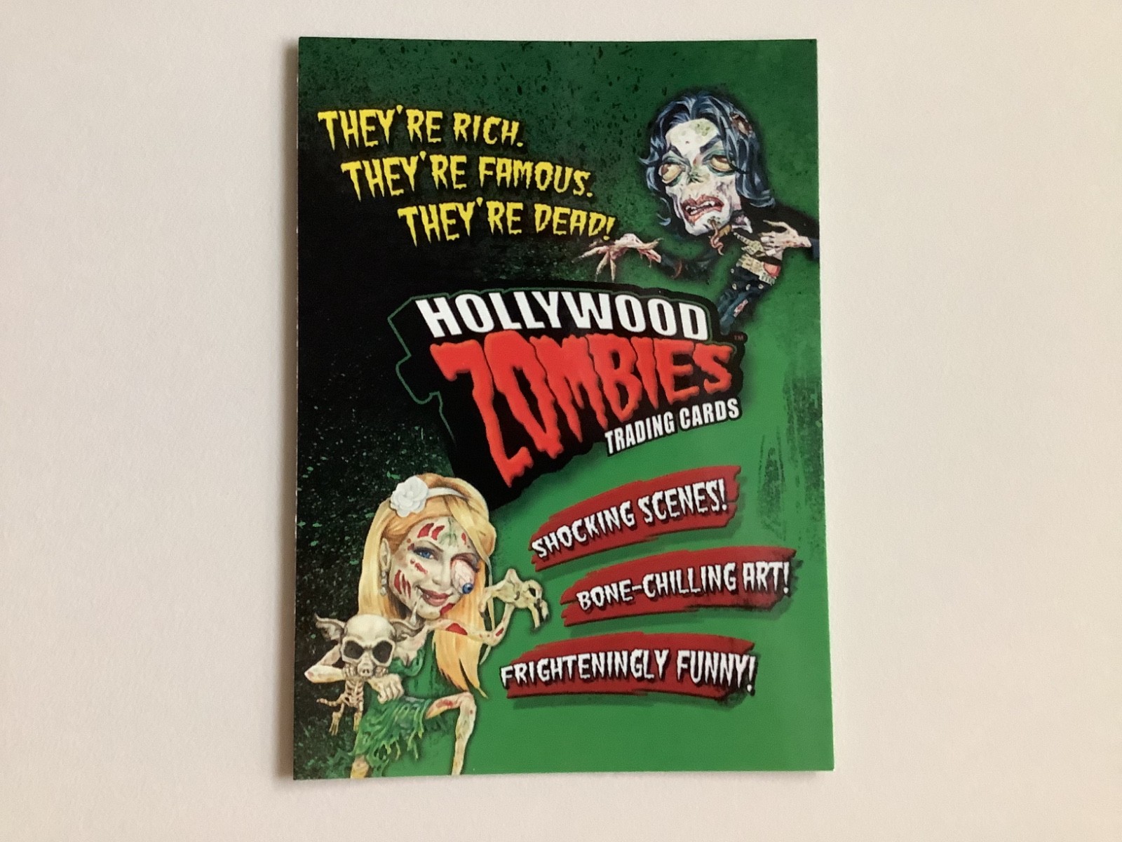 MICHAEL JACKSON & PARIS HILTON 2007 TOPPS HOLLYWOOD ZOMBIES, GARBAGE PAIL KIDS MICHAEL JACKSON & PARIS HILTON 2007 TOPPS HOLLYWOOD ZOMBIES, GARBAGE PAIL KIDS